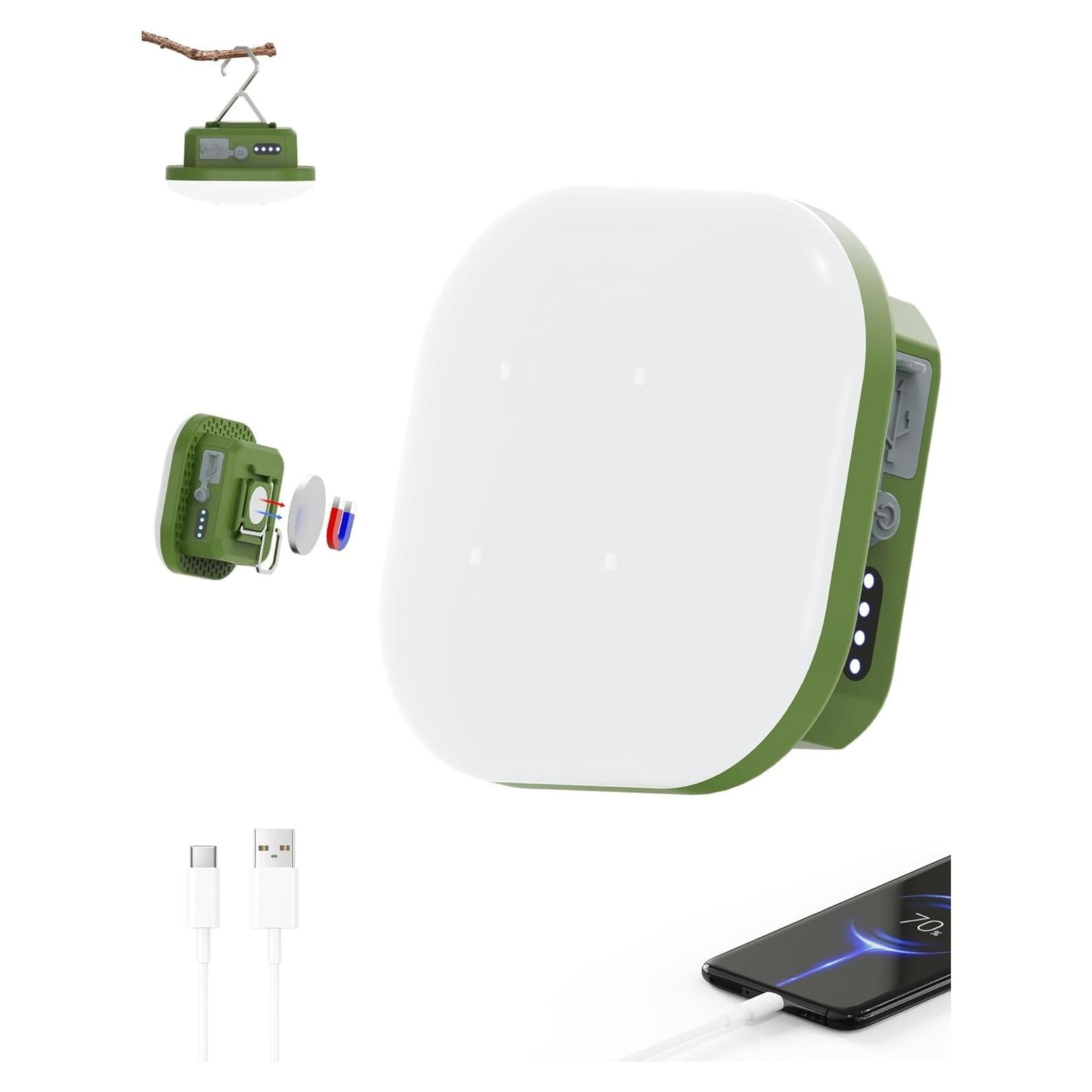 Luces de Camping LED Moslighting 800LM Recargables IP54