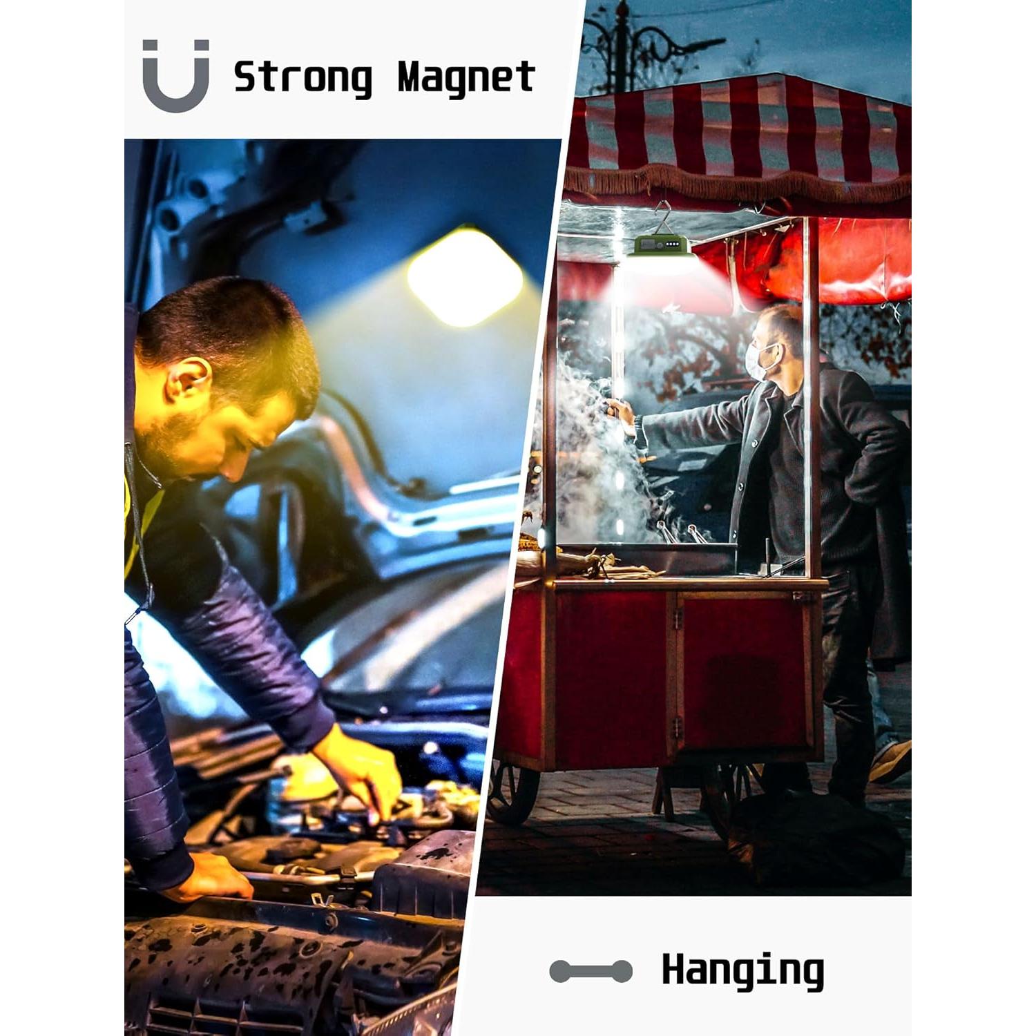 Luces de Camping LED Moslighting 800LM Recargables IP54