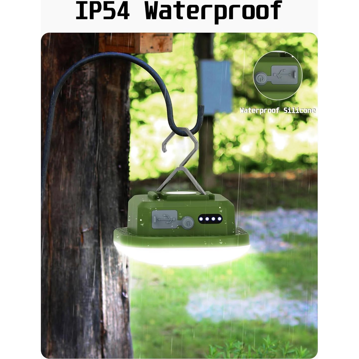 Luces de Camping LED Moslighting 800LM Recargables IP54