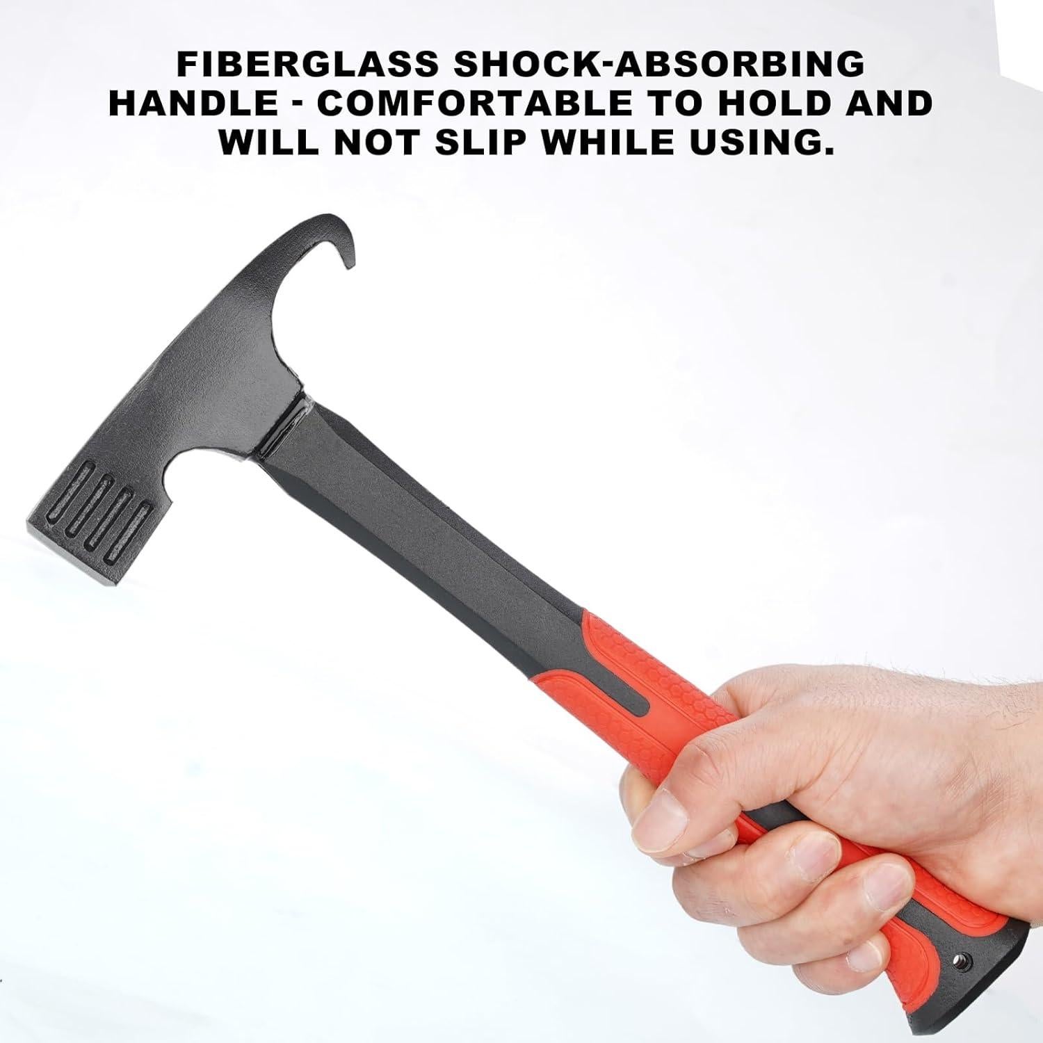 Martillo de Camping DESHIL 27.4 cm Acero Ergonómico Multifuncional