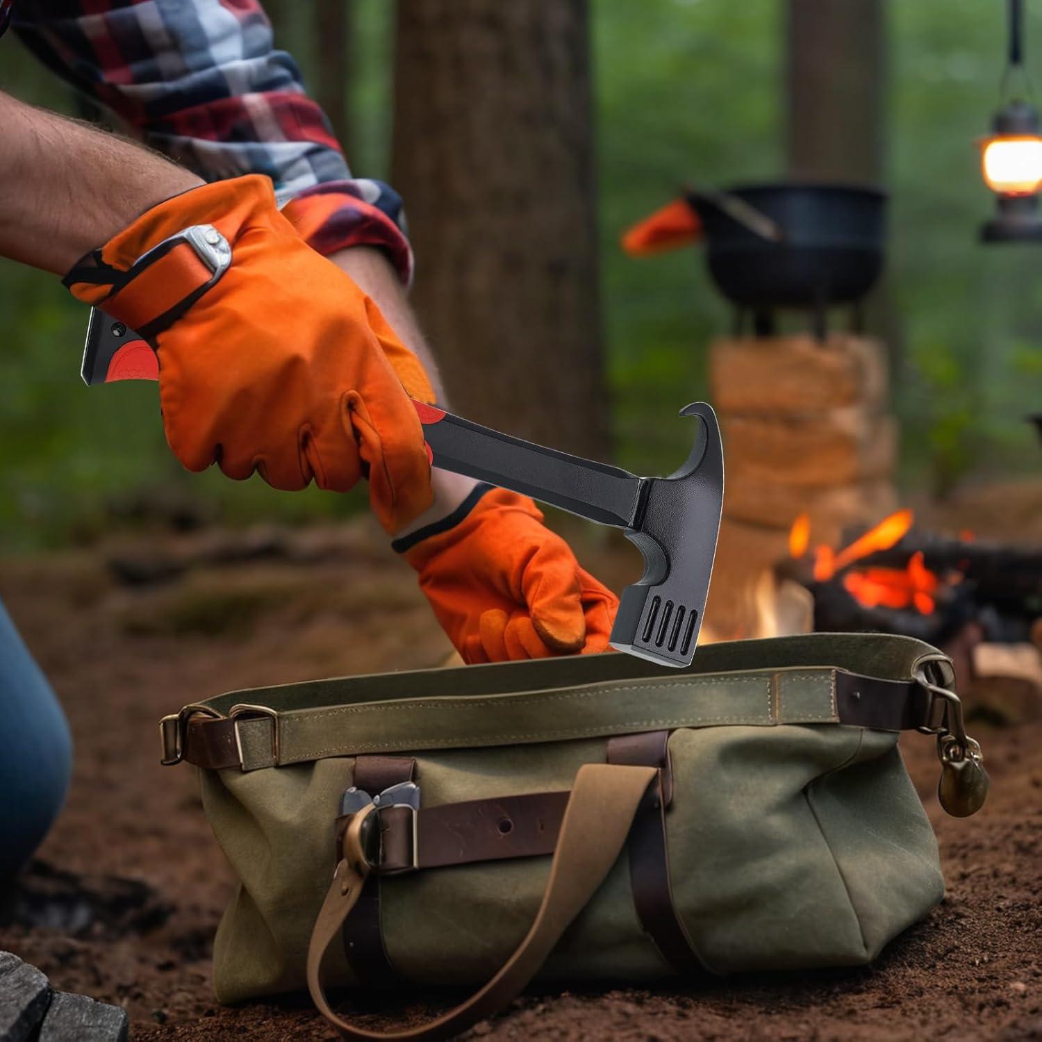 Martillo de Camping DESHIL 27.4 cm Acero Ergonómico Multifuncional