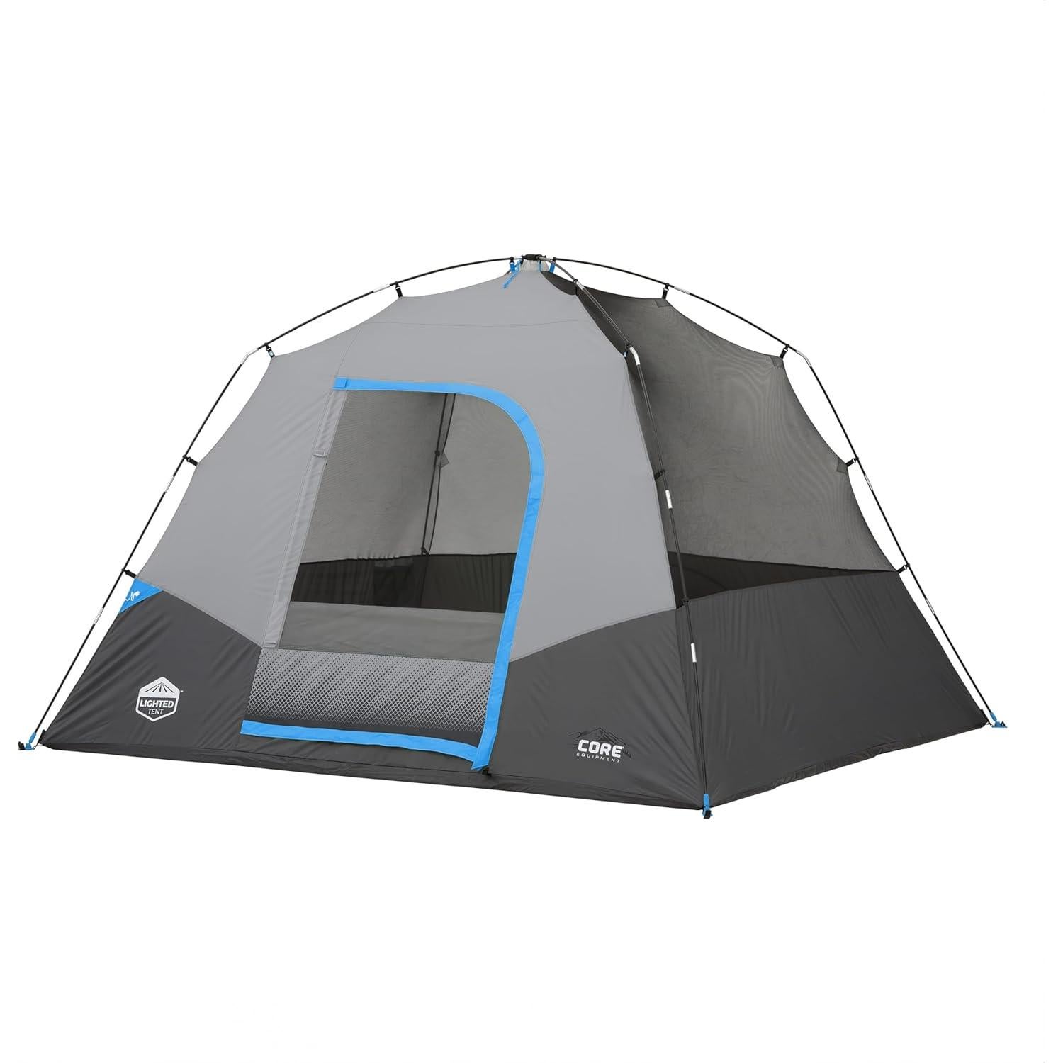 Tienda de Camping Iluminada CORE para 6 Personas - 3 Estaciones