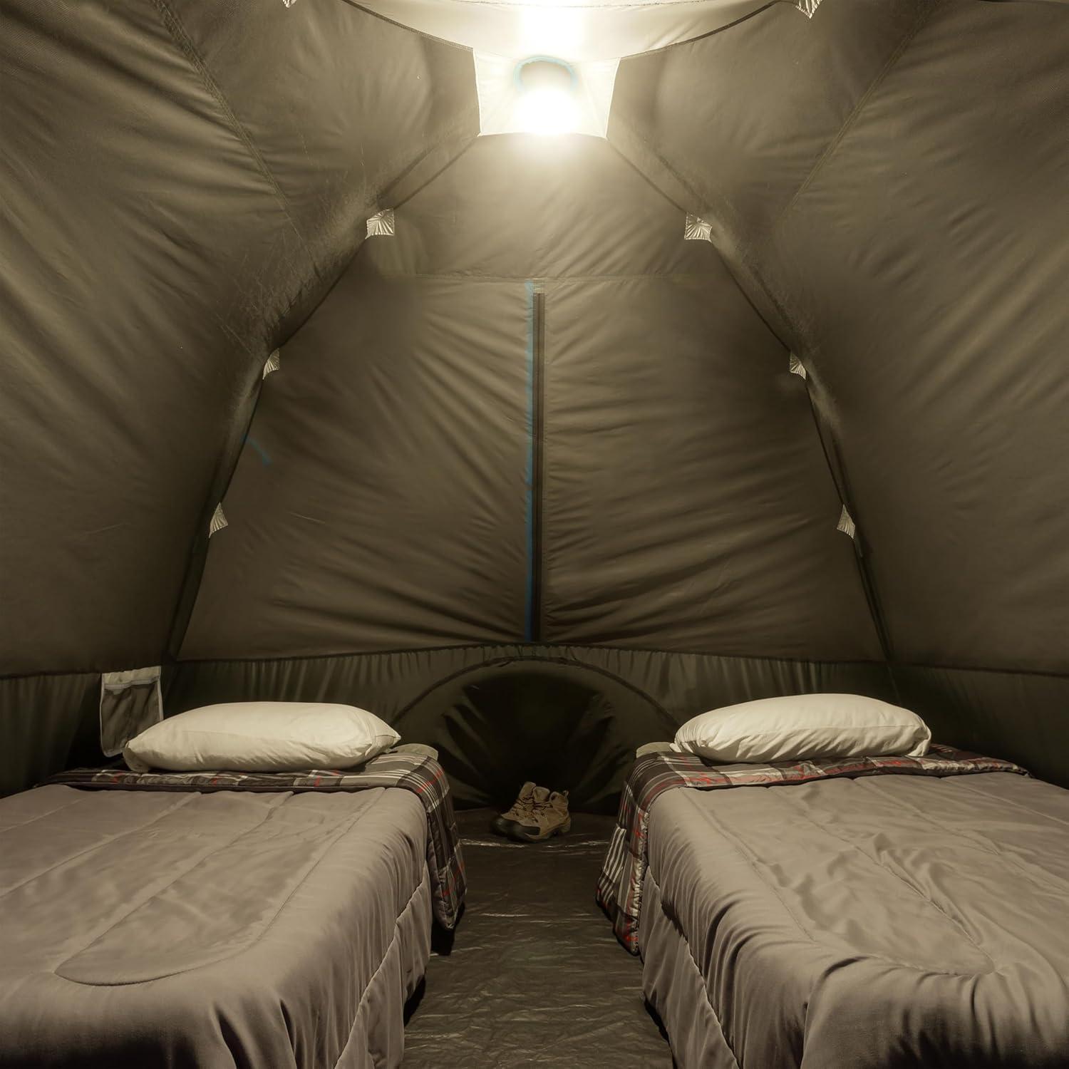 Tienda de Camping Iluminada CORE para 6 Personas - 3 Estaciones