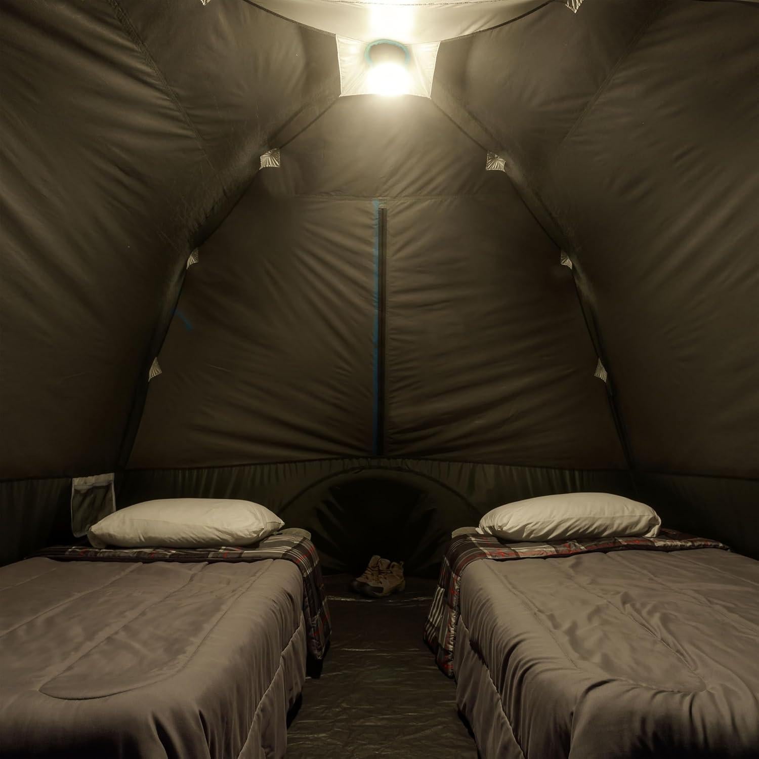 Tienda de Camping Iluminada CORE para 6 Personas - 3 Estaciones