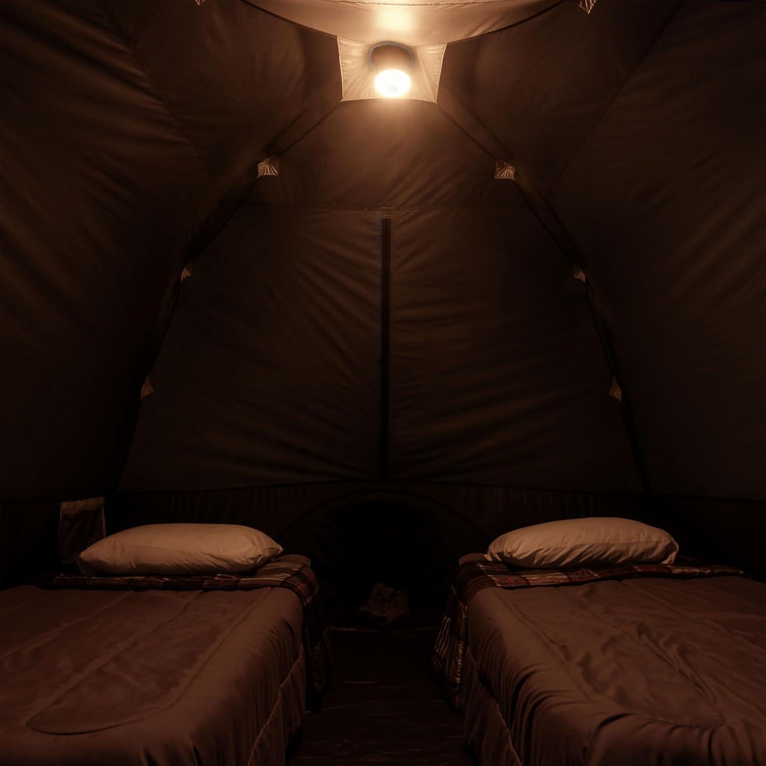 Tienda de Camping Iluminada CORE para 6 Personas - 3 Estaciones