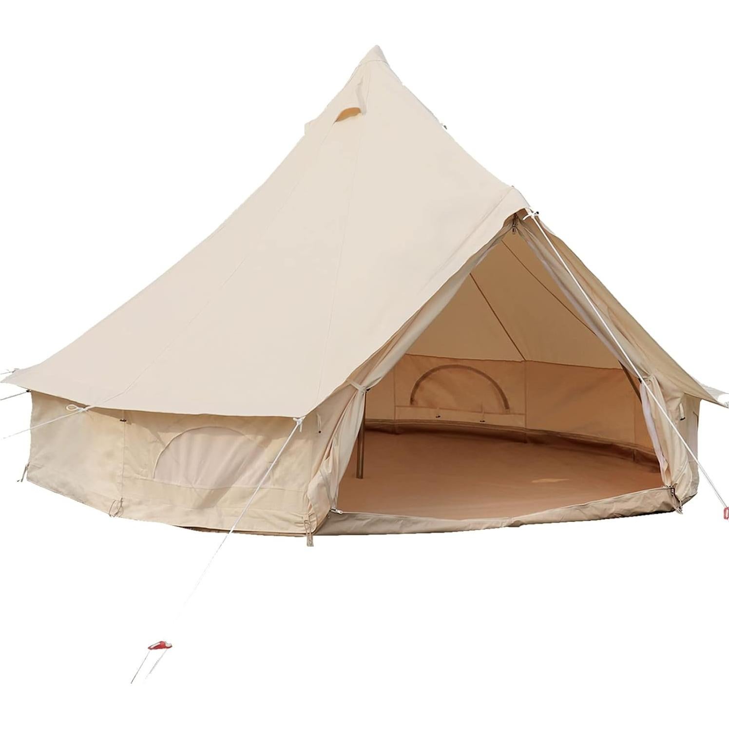 Tienda Yurt Happybuy 3m Algodón Impermeable 4 Estaciones