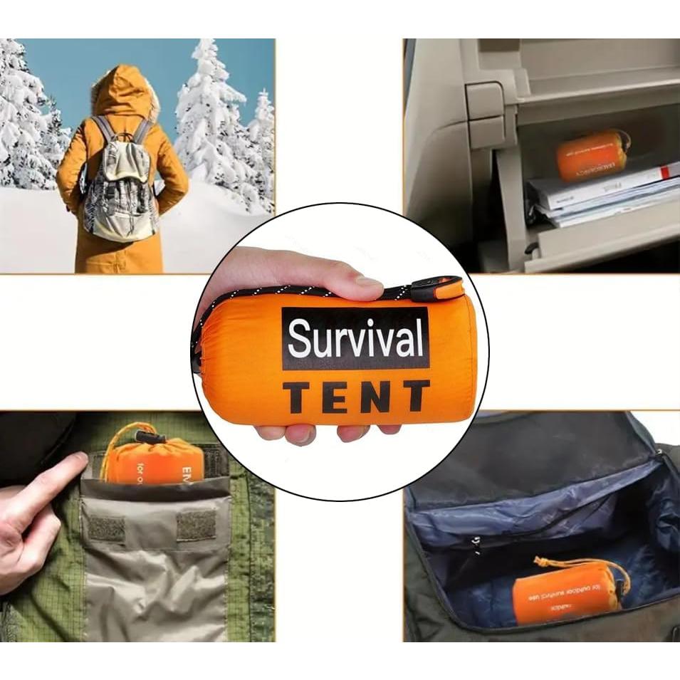 Kit de Supervivencia Genérico - Tienda de Emergencia 2.44x1.52m