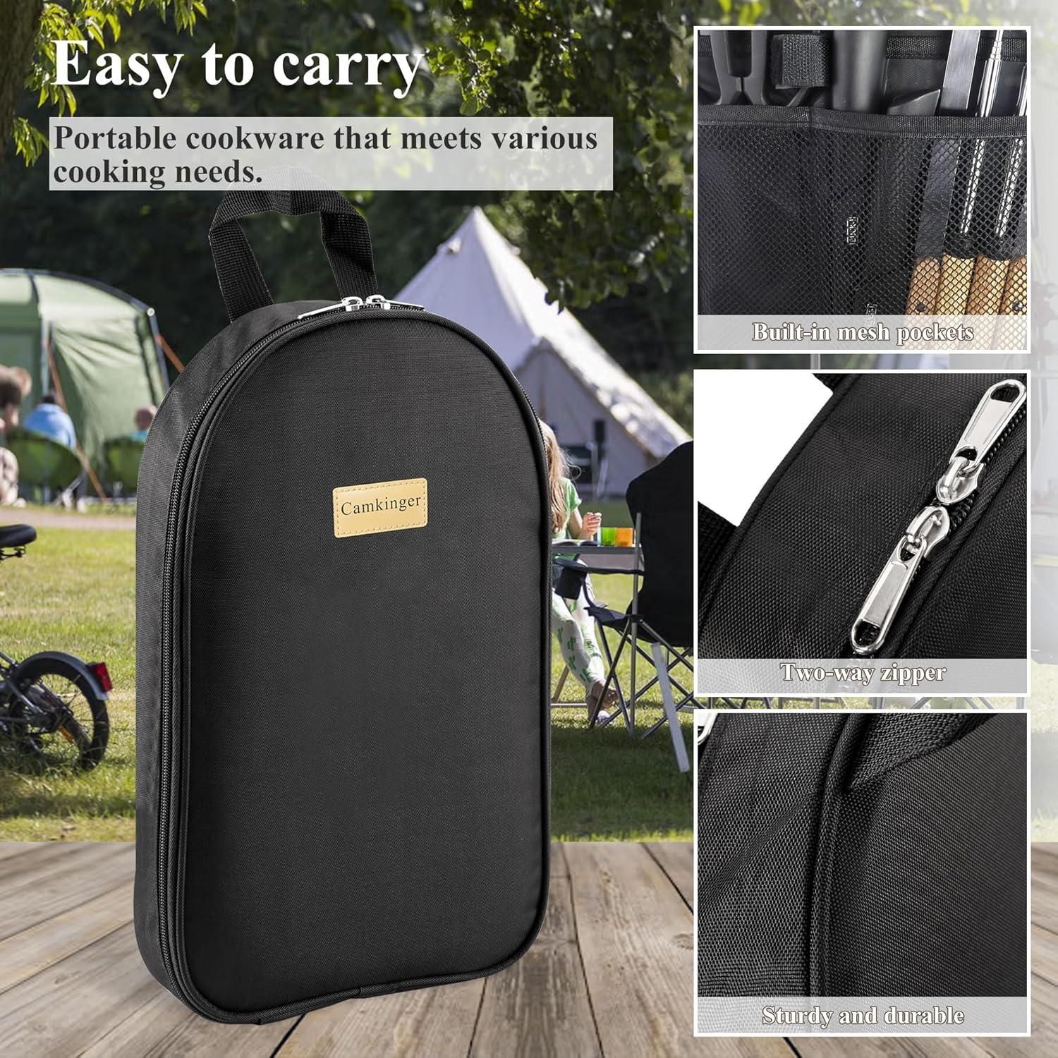 Juego de Utensilios de Cocina para Camping Camkinger 12 Piezas