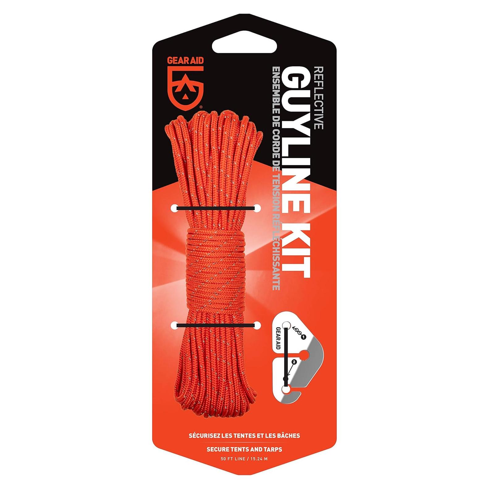 Kit de Cordones Reflectantes GEAR AID 15 m con Tensores