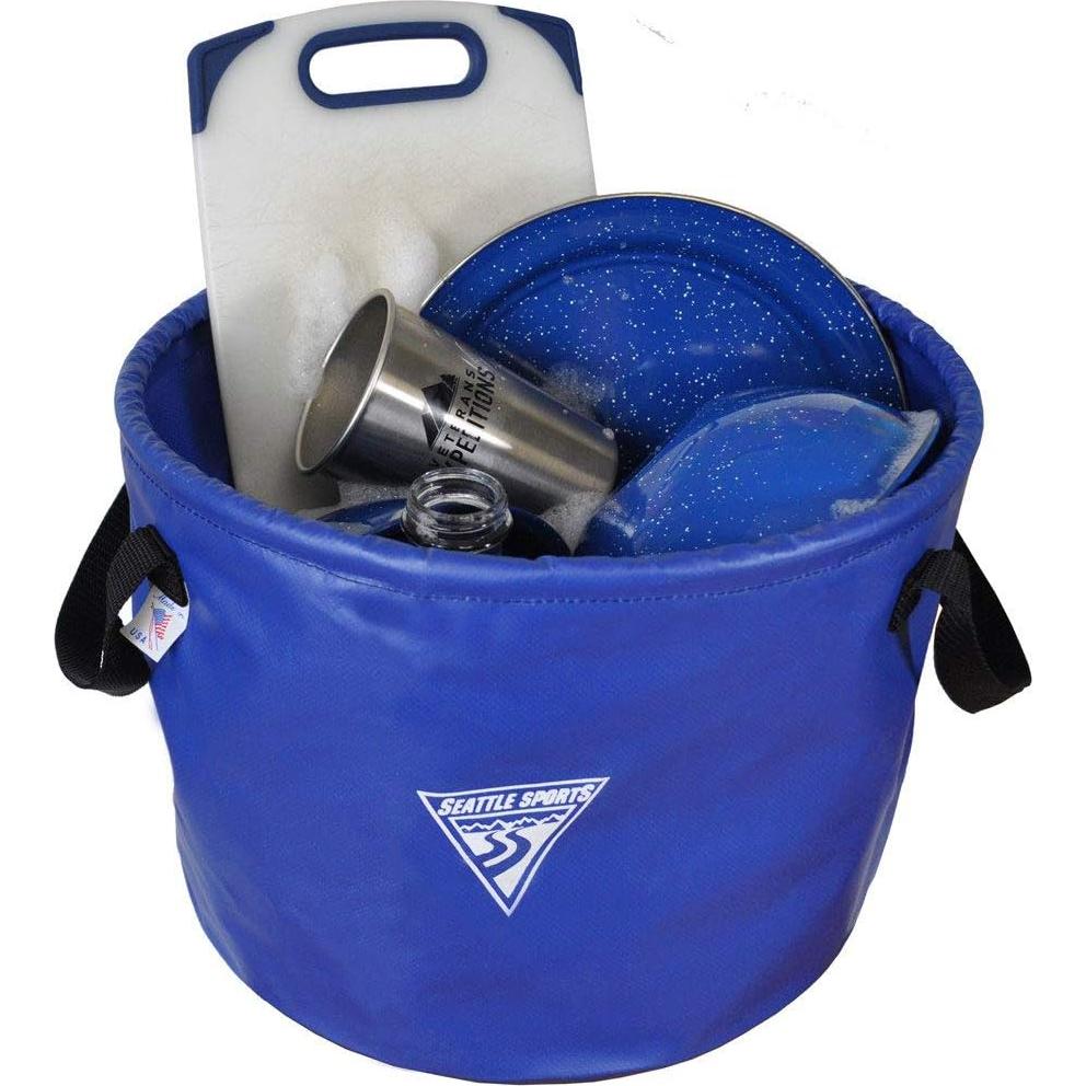 Fregadero de Campamento Plegable Seattle Sports 22.7L Azul