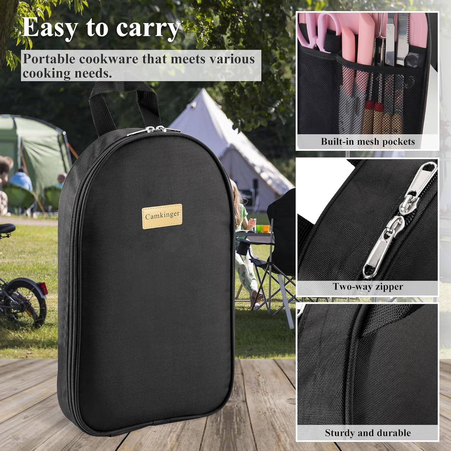 Juego de Utensilios de Cocina para Camping Camkinger 12 Piezas