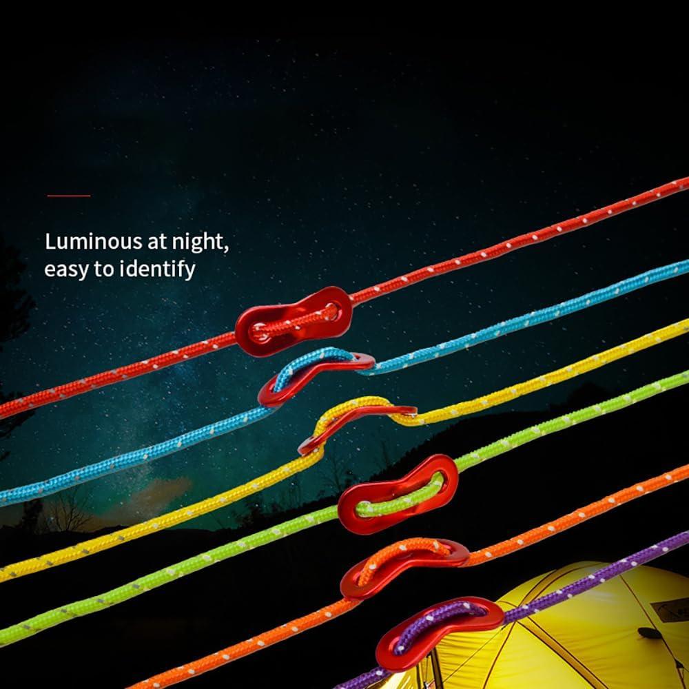 Cuerdas de Guylines Takelablaze 4mm Reflectantes 8 Piezas