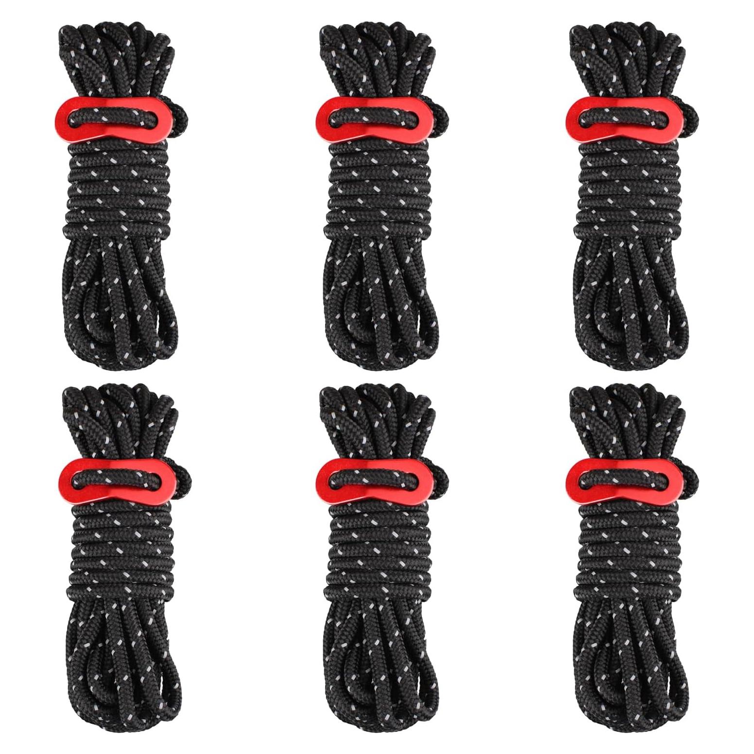 Cuerda de Guía Reflectante Azarxis 4m con Tensores Aluminio