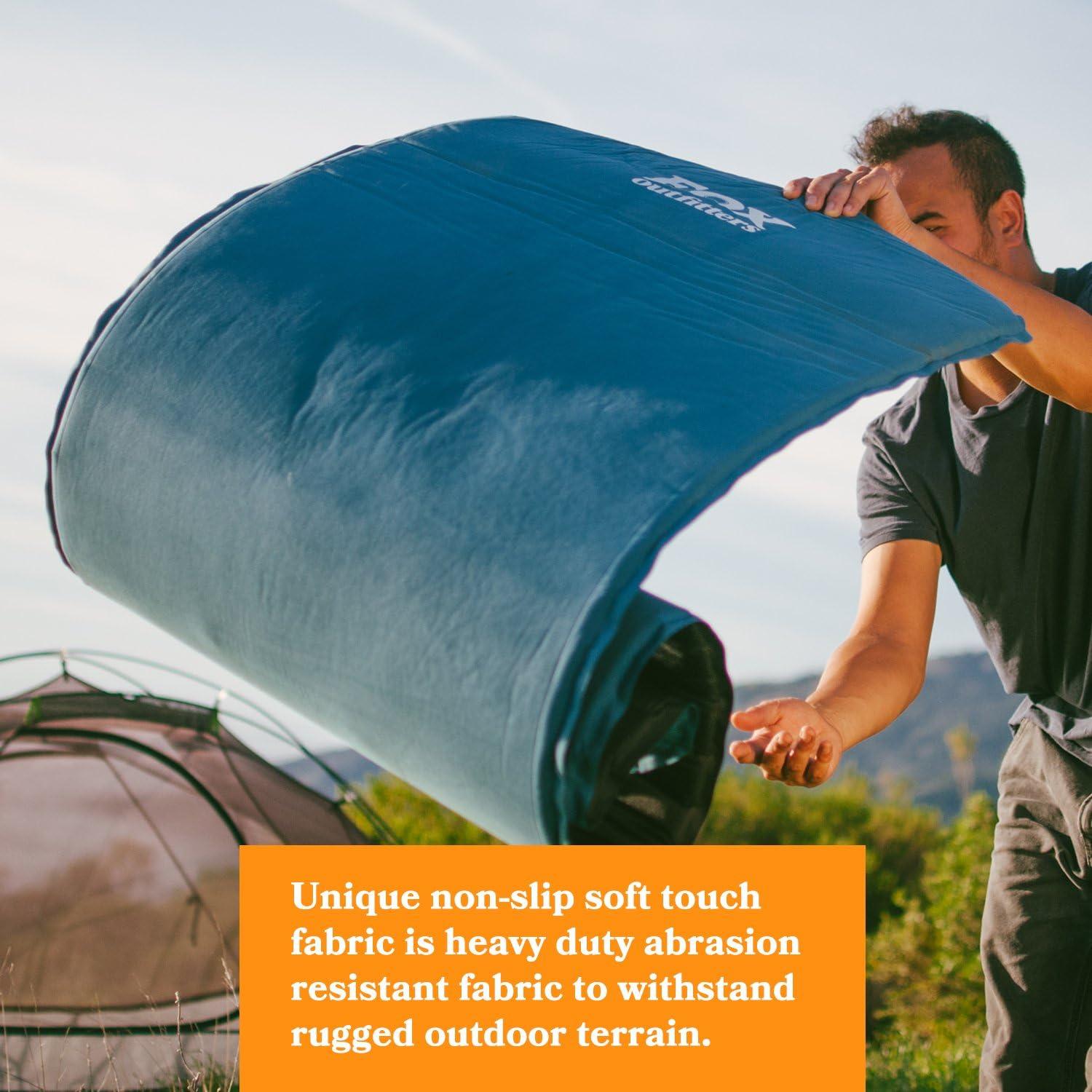 Almohadilla Autoinflable Fox Outfitters 1.4kg Gris/Verde