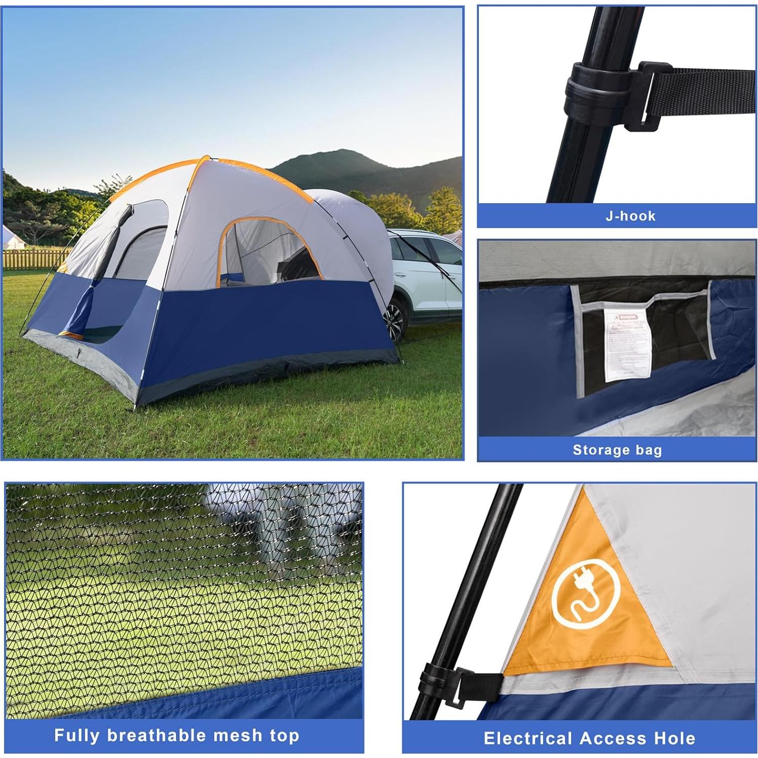 Tienda de Camping SUV UNP para 6 Personas 3.05m x 2.13m