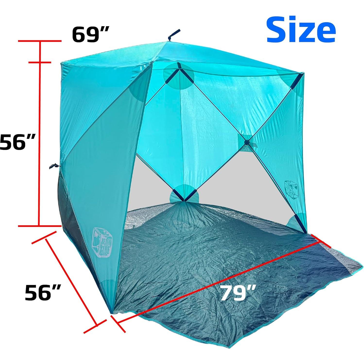Carpa de Playa Cubo Pop Up EasyGo 4 Personas UPF50+ Aqua