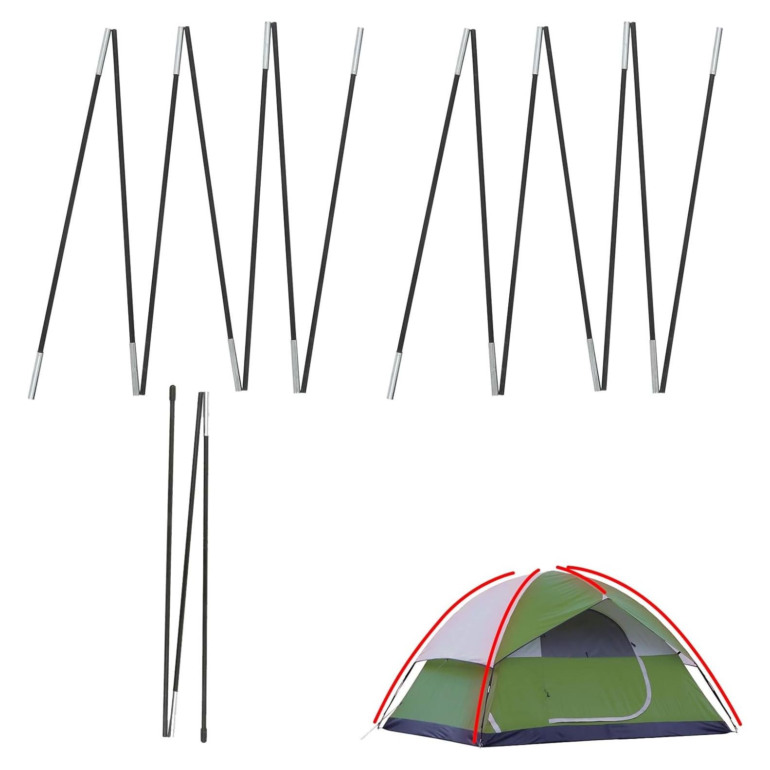 Postes de Reemplazo para Tienda Coleman Sundome Ajrwiiy 3 Piezas