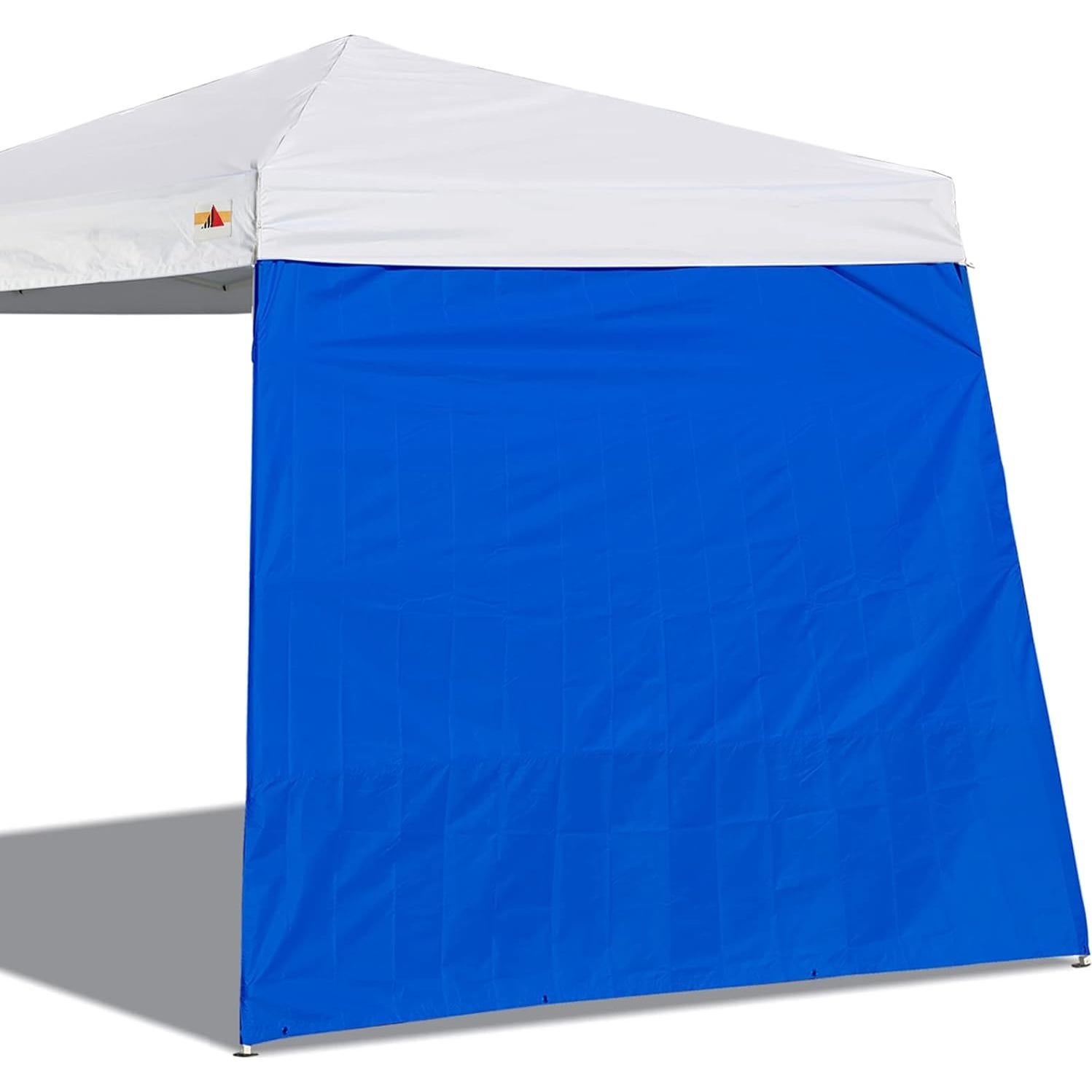 ABCCANOPY Slant Leg Canopy SunWall, 1 Pack Sidewall Only, Blue