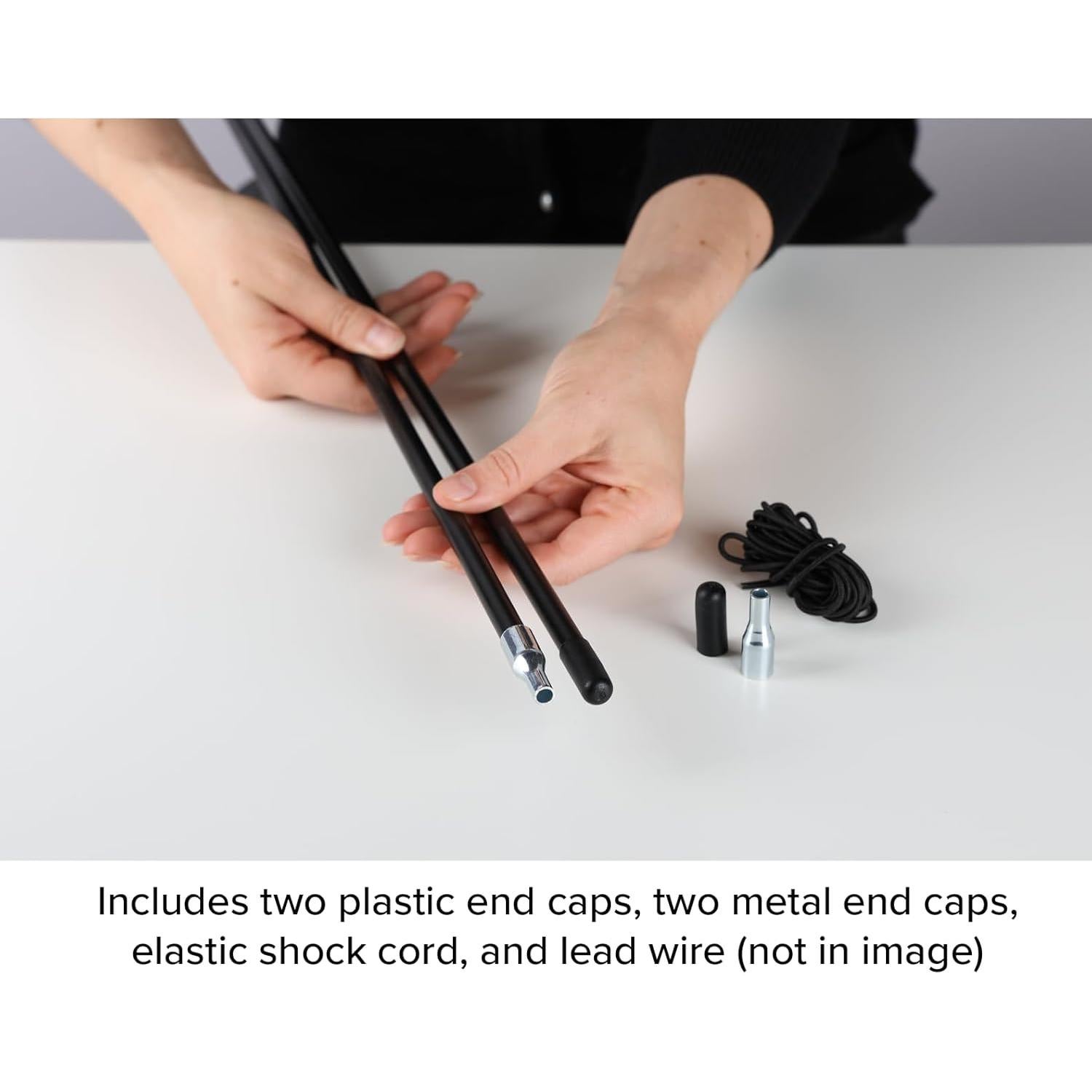 Polo de Carpa de Fibra de Vidrio Coghlan 4 Segmentos 9.5mm