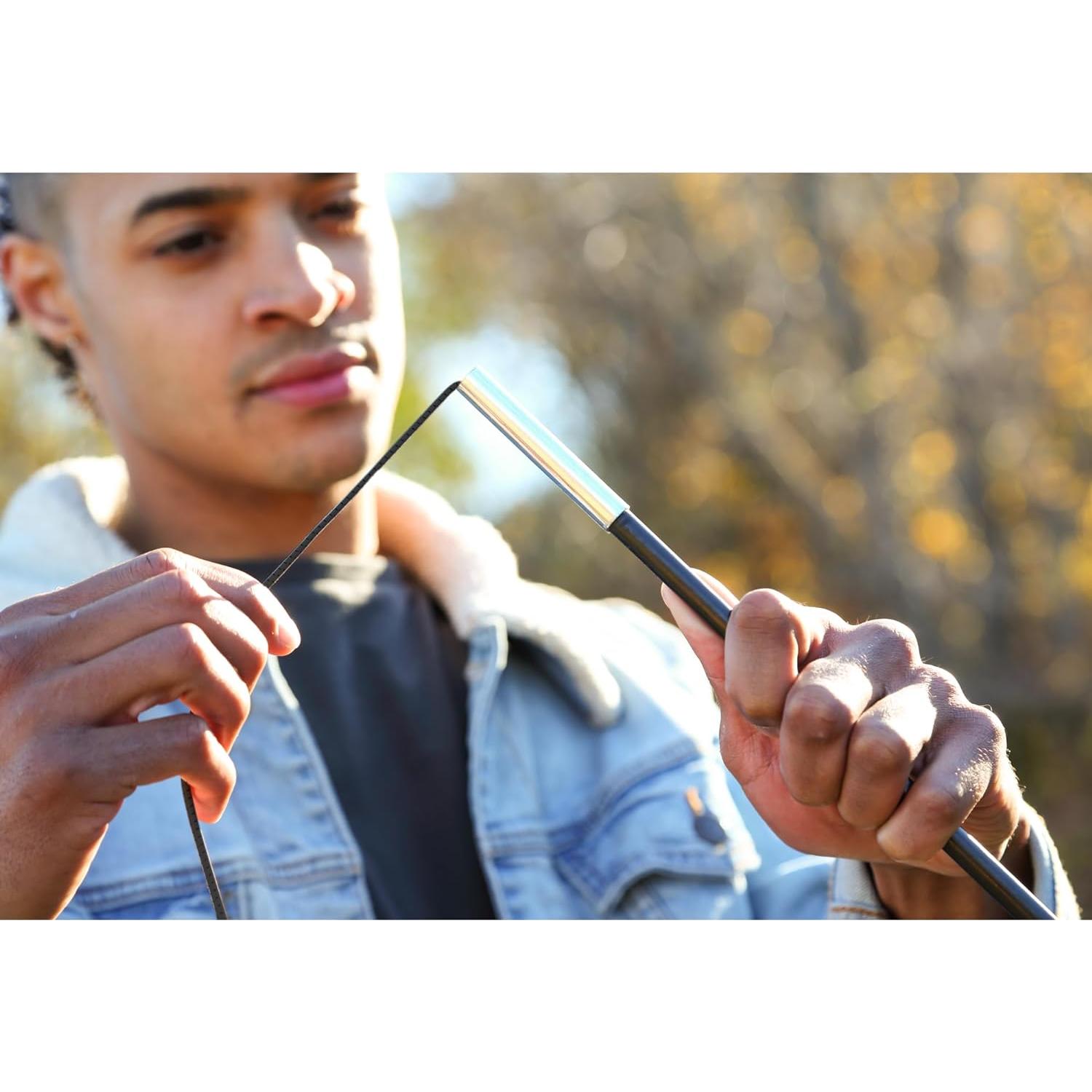 Polo de Carpa de Fibra de Vidrio Coghlan 4 Segmentos 9.5mm