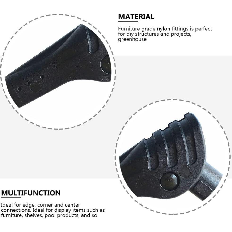 Conectores de Carpa Plegables VICASKY 8.5cm Accesorios Camping