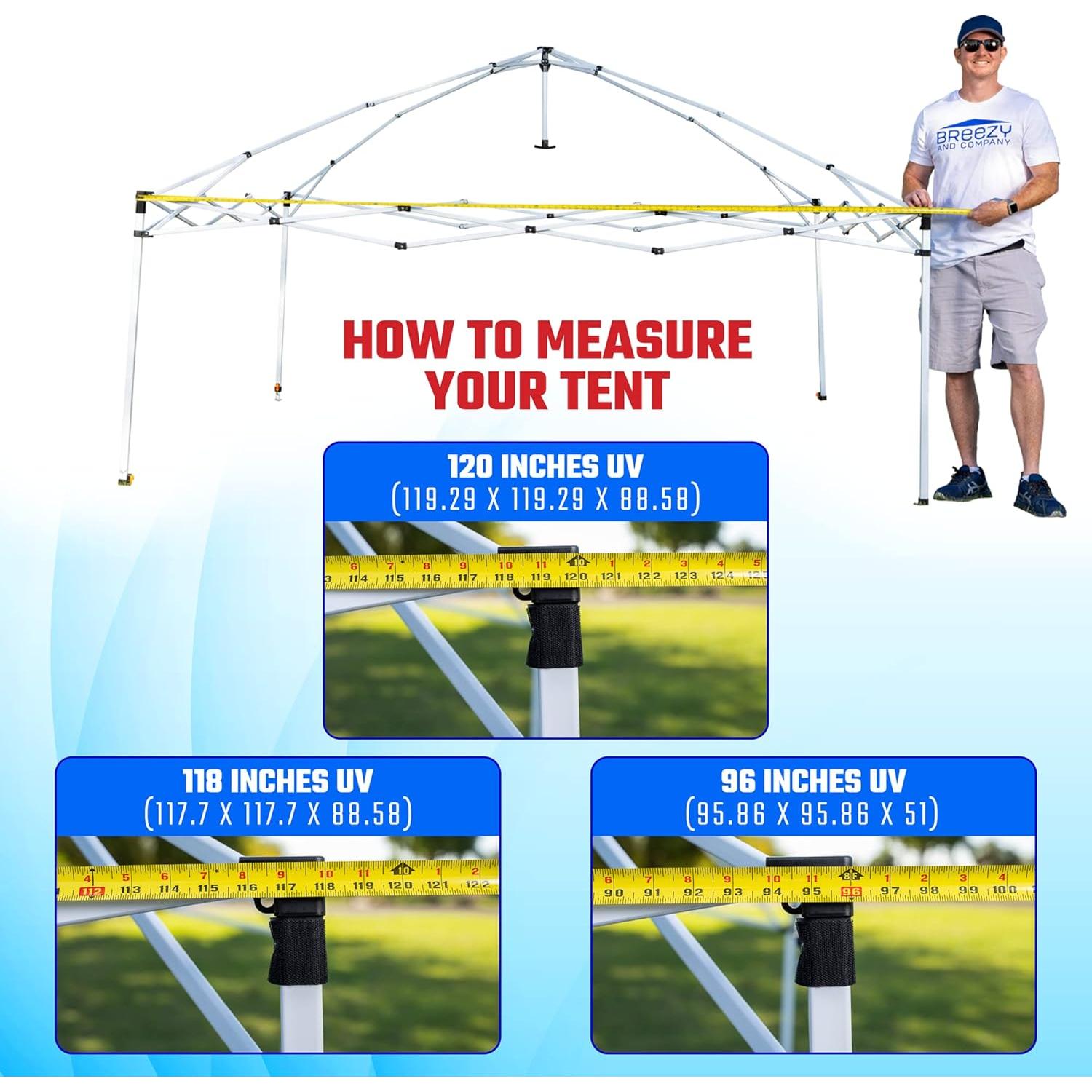 Toldo de Reemplazo UV 3x3m Breezy y Compañía - Impermeable