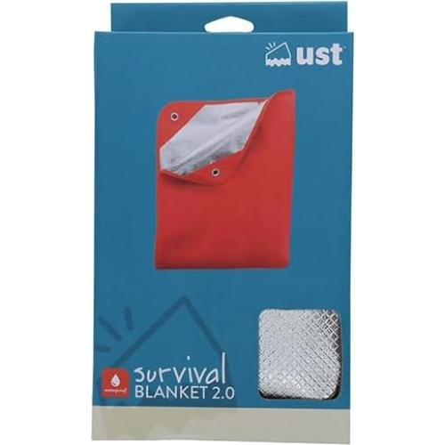 Manta de Supervivencia UST 2.0 Naranja Impermeable 152x211 cm