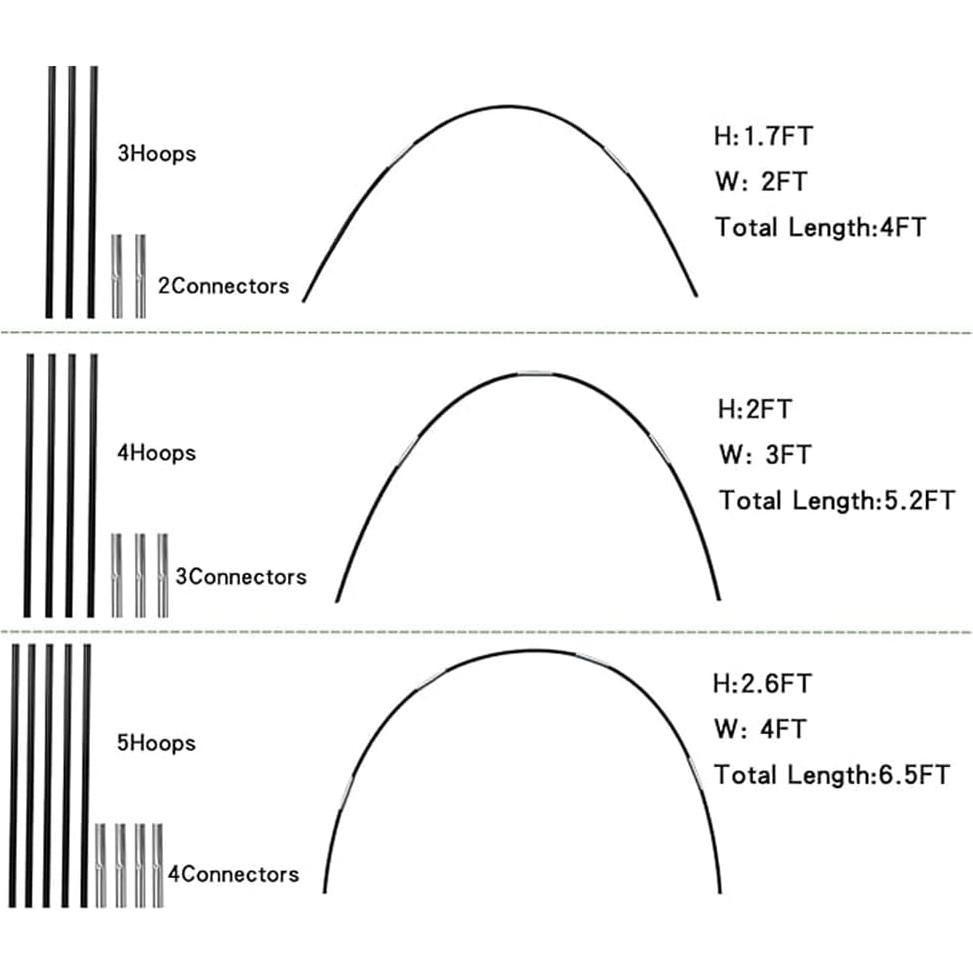 Polos de Fibra de Vidrio Fercery 36 Piezas 43.18 cm