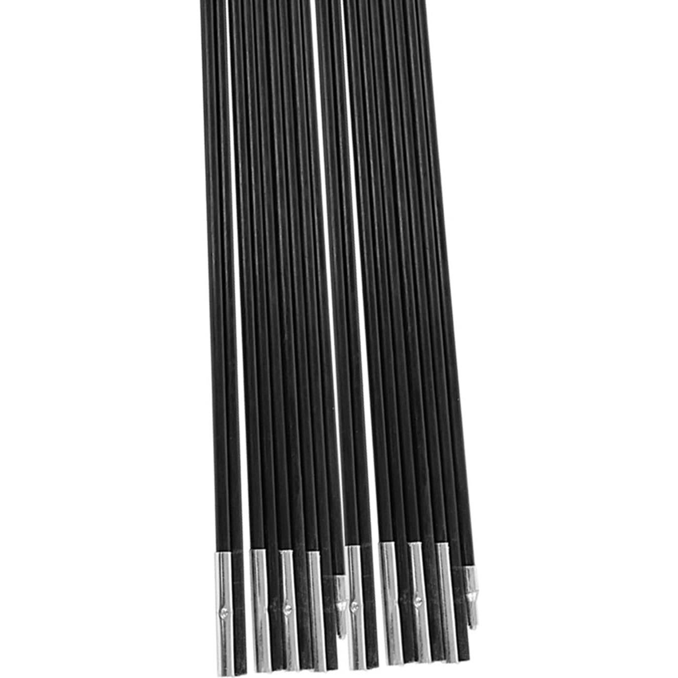 Trail Replacement Parts Trail Tent Replacement Poles Tent Poles Replacement Fiberglass Tent Pole 4.9M Camping Tent Pole Bars Kit for Spare Replacement, 9 Section Tent Support Rods Suitable