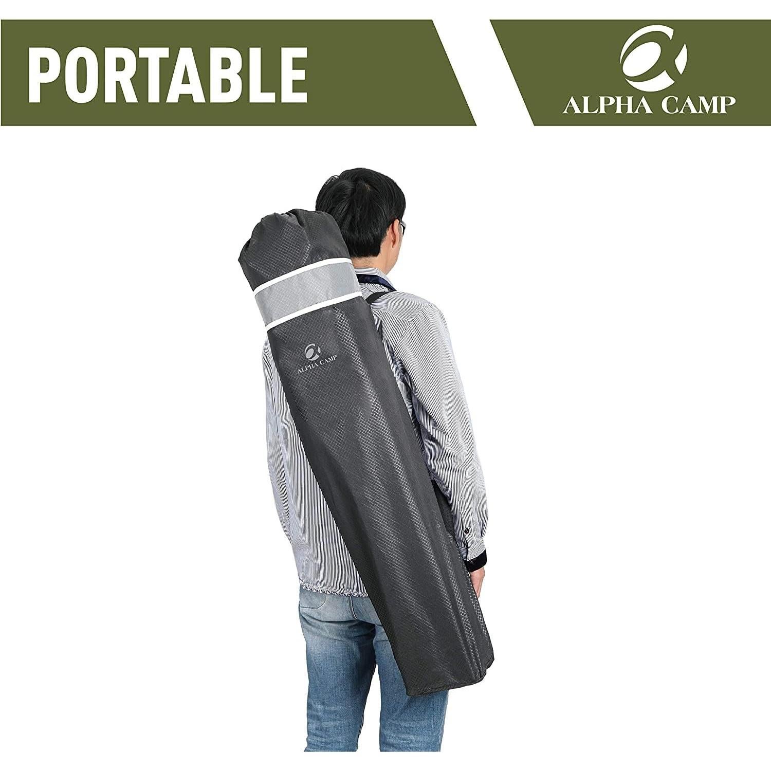 Silla de Camping Plegable Alpha Camp E01CC01010030 350 lbs