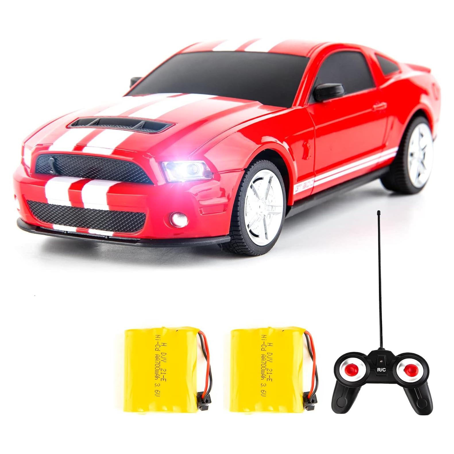 Coche RC BDTCTK Ford Mustang Shelby GT500 1/24 Rojo