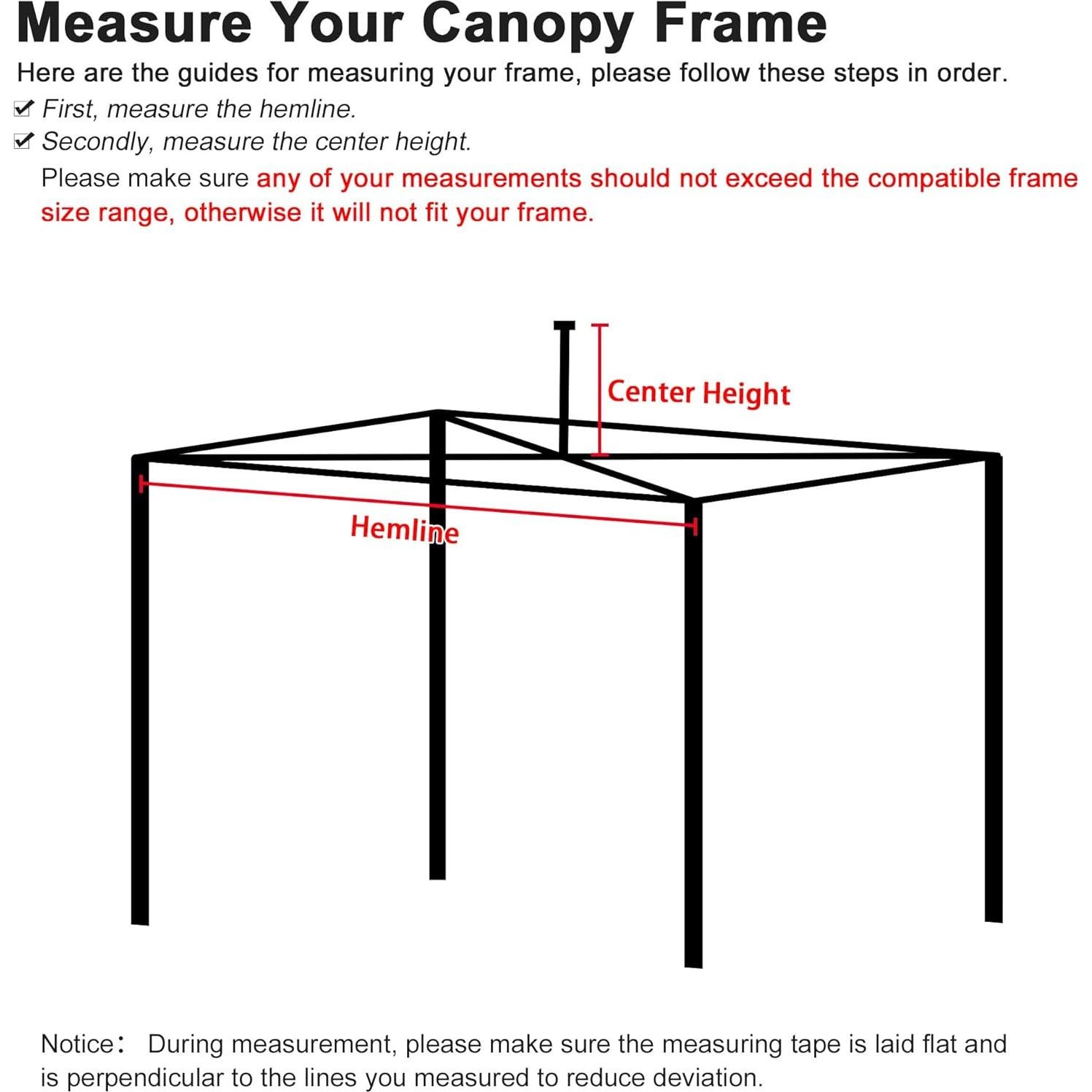 Cubierta Superior para Carpa 9.6x9.6ft Instahibit UV50+ Verde