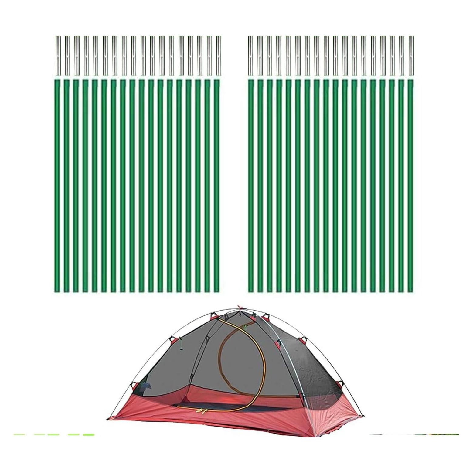 Tubo de Carpa Genérico 43 cm Fibra de Vidrio 36 Paquetes