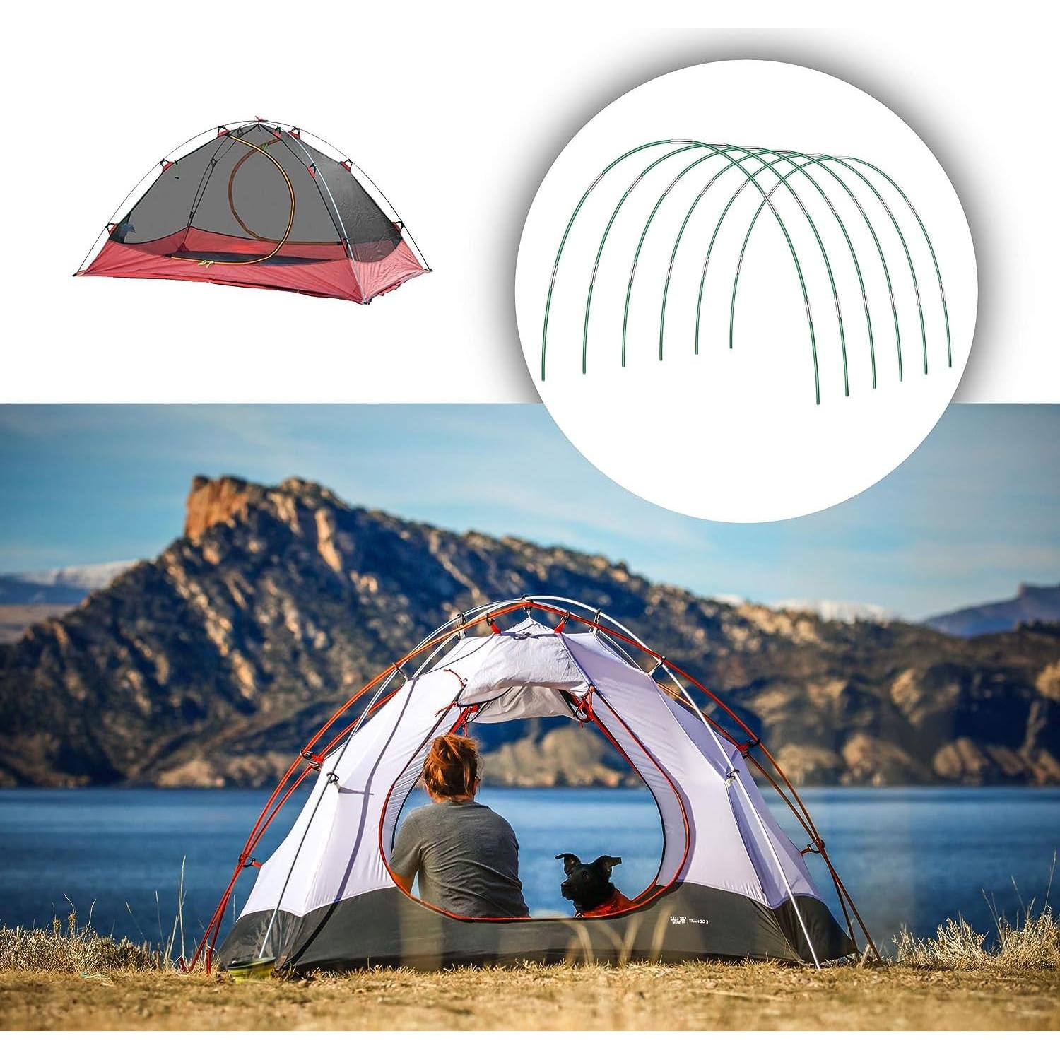 Tubo de Carpa Genérico 43 cm Fibra de Vidrio 36 Paquetes