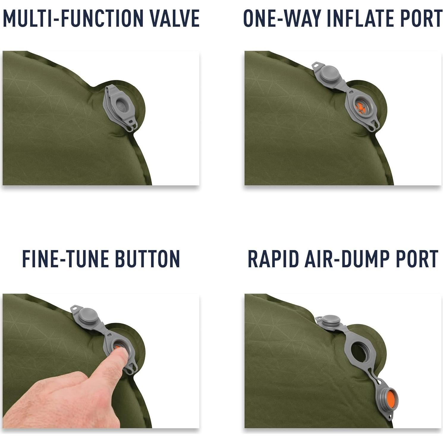 Camp Plus Self-Inflating Foam Sleeping Mat for Camping, Rectangular - Large (79 x 25 x 3 inches)