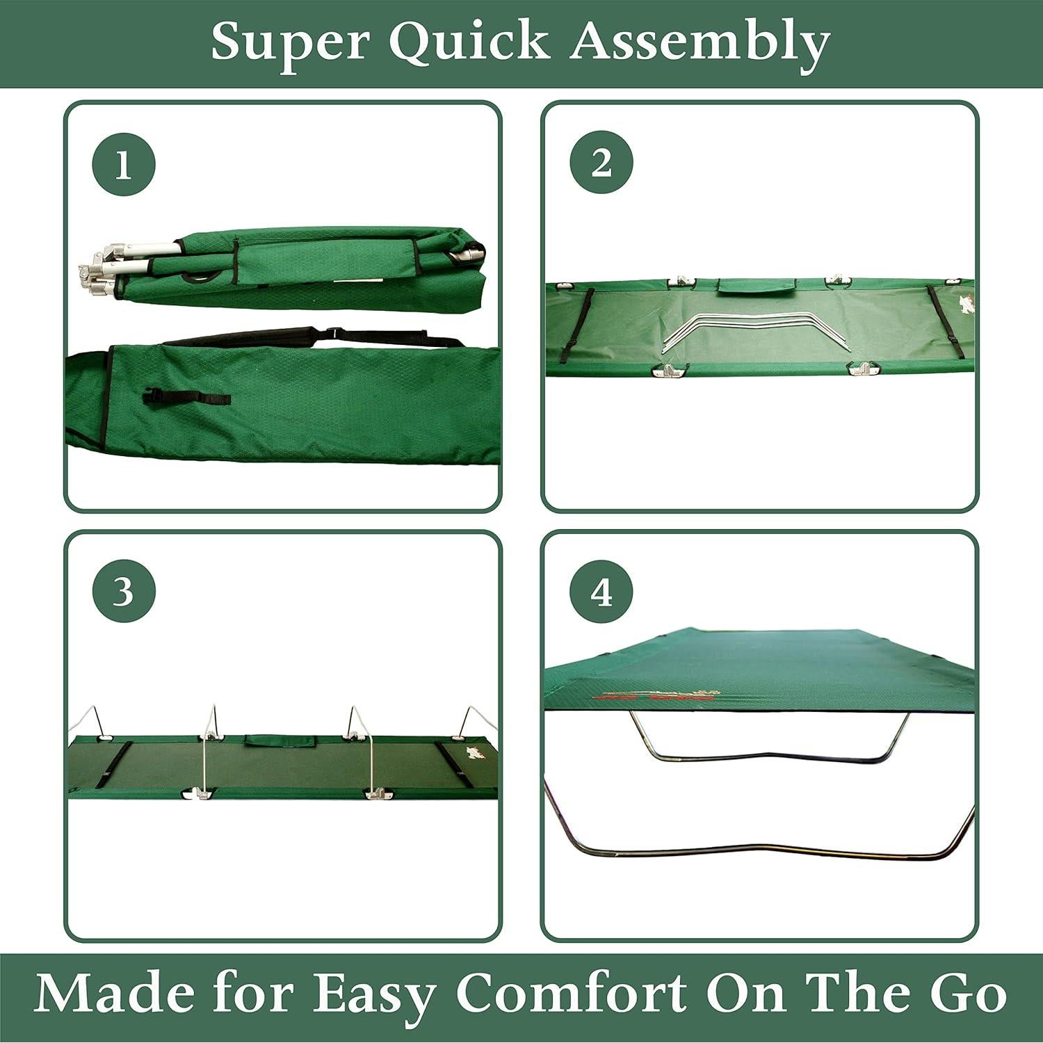 Cama de Camping TriLite BYER OF MAINE Portátil Individual 188x64 cm