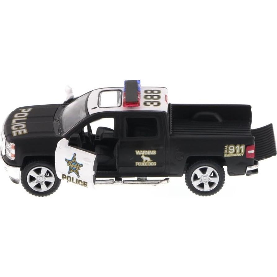 KiNSMART Chevrolet Silverado LTZ 4x4 1:46 Camión Policial