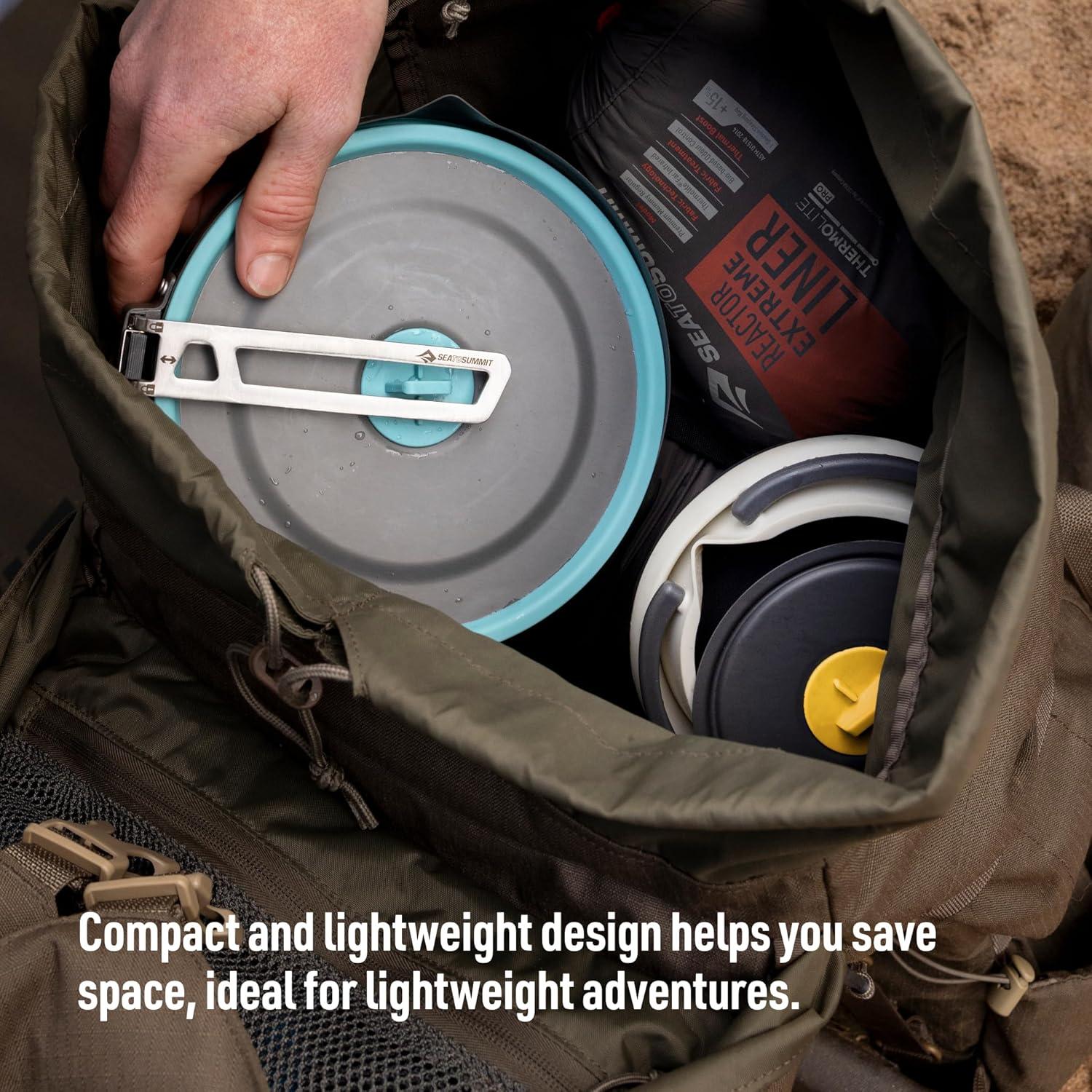 Olla Plegable Ultraligera Sea to Summit 2.2L Camping