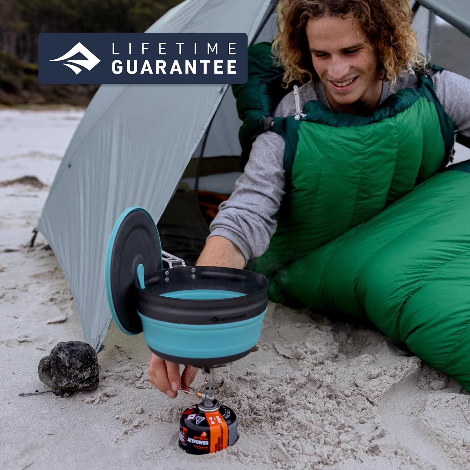 Olla Plegable Ultraligera Sea to Summit 2.2L Camping