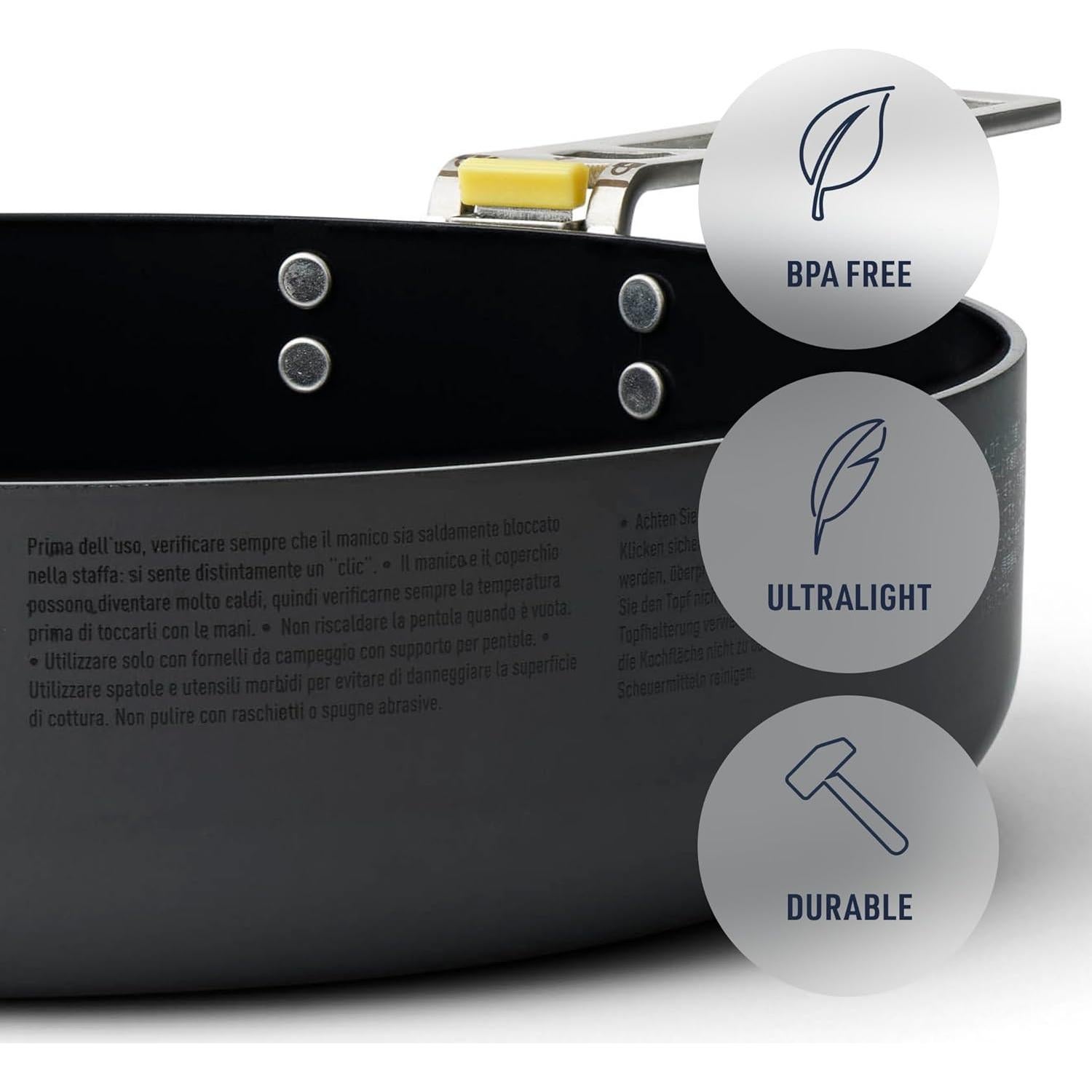 Sartén de Camping Ultraligera 20 cm Sea to Summit Antiadherente