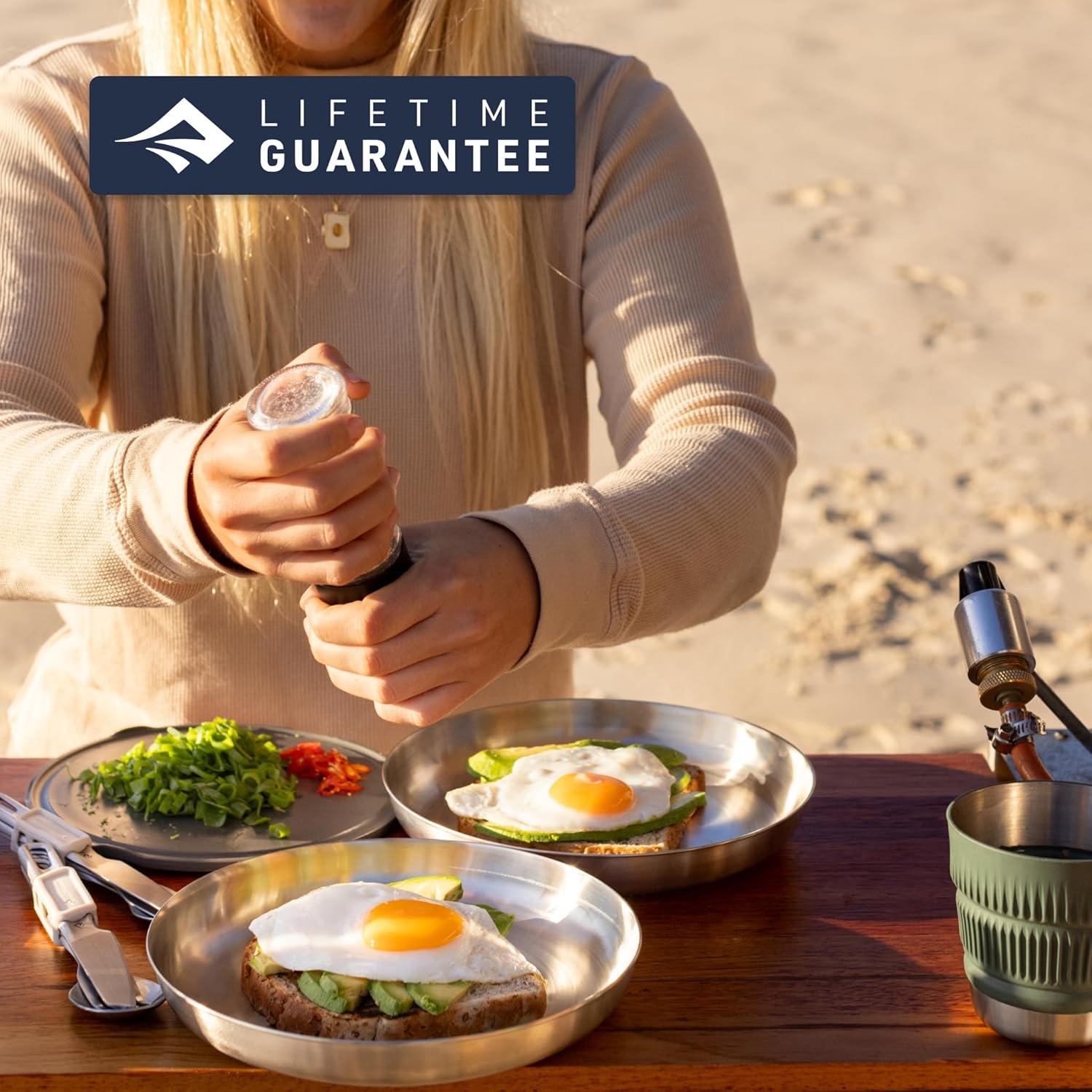 Juego de Vajilla Plegable de Campamento Sea to Summit para 2 Personas