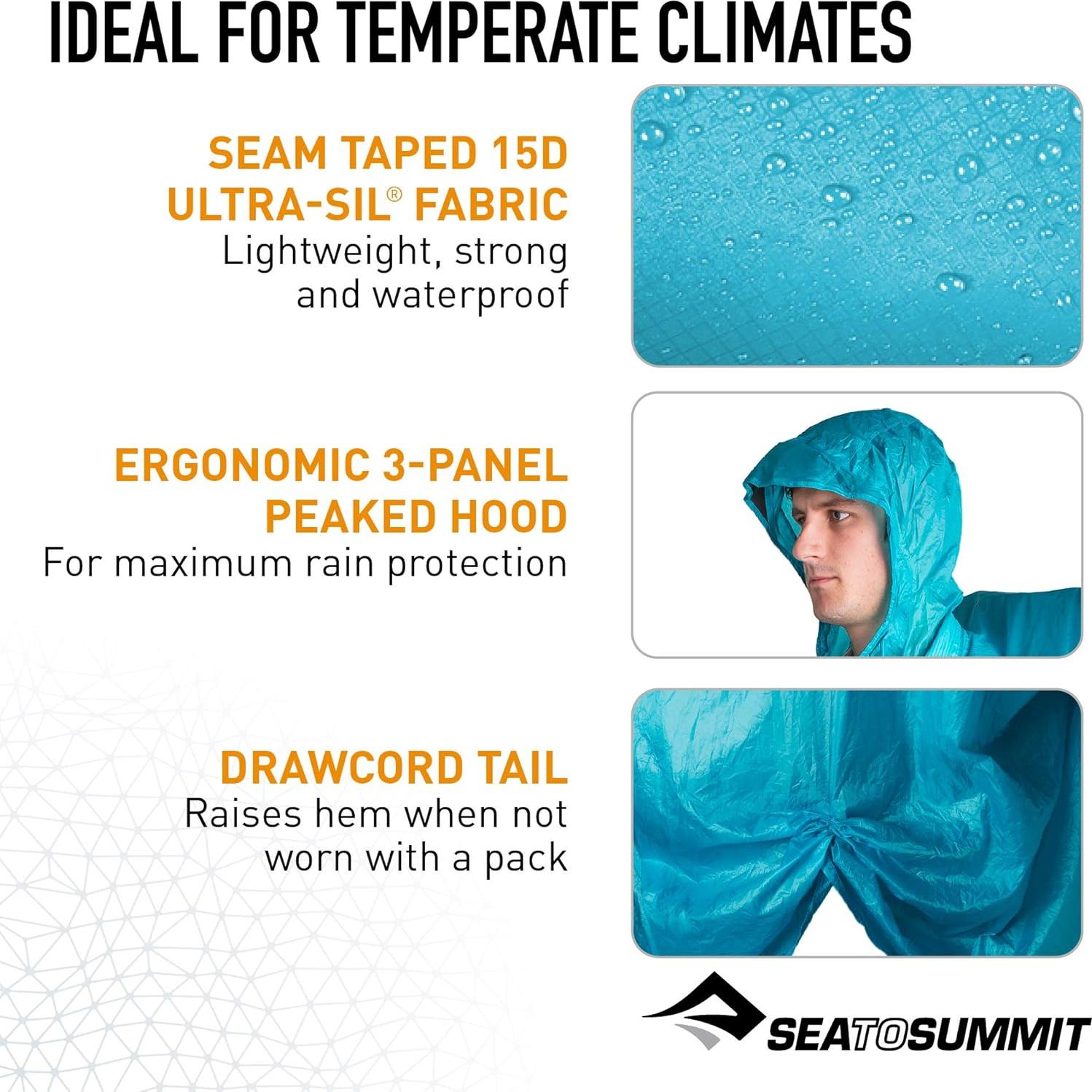 Poncho Tarp Ultra-SIL Nano Sea to Summit 4-en-1 Impermeable
