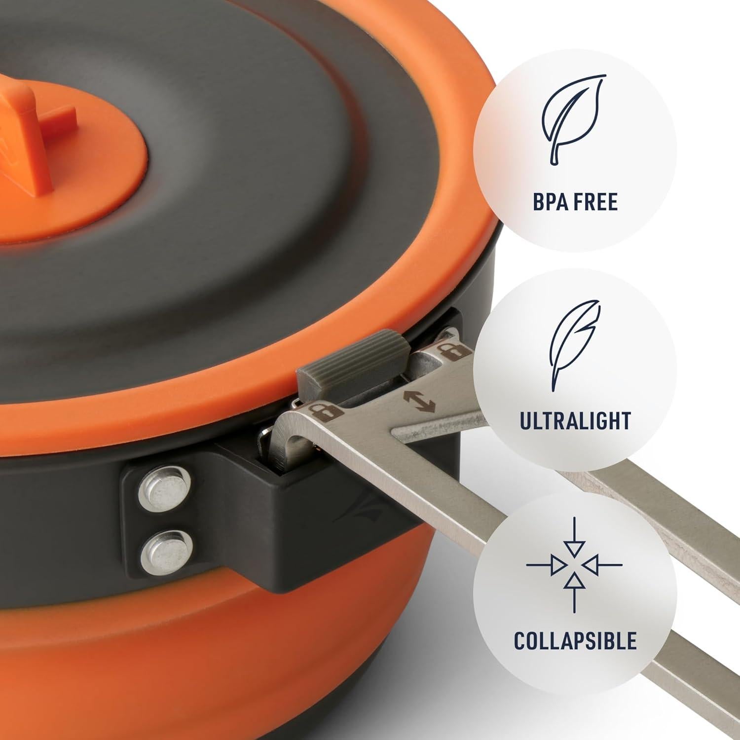 Olla Plegable 1L Sea to Summit Frontier para Camping