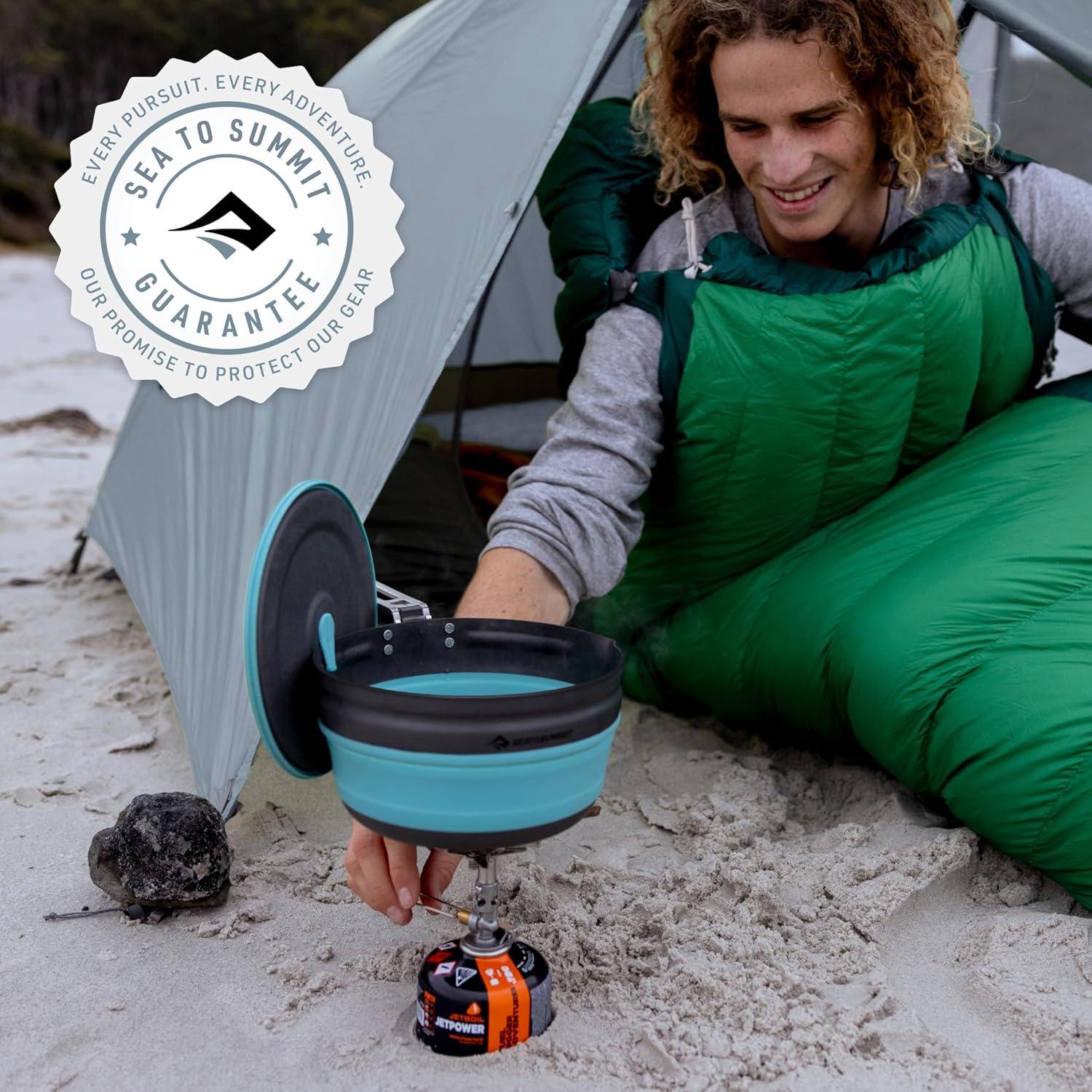 Olla Plegable 1L Sea to Summit Frontier para Camping