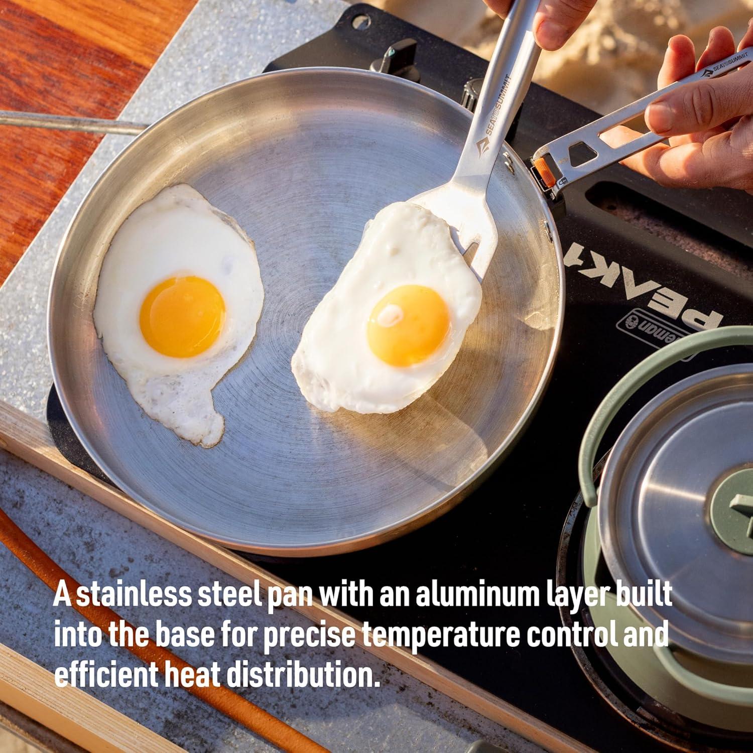 Detour 10-Inch Stainless Steel Camping Pan