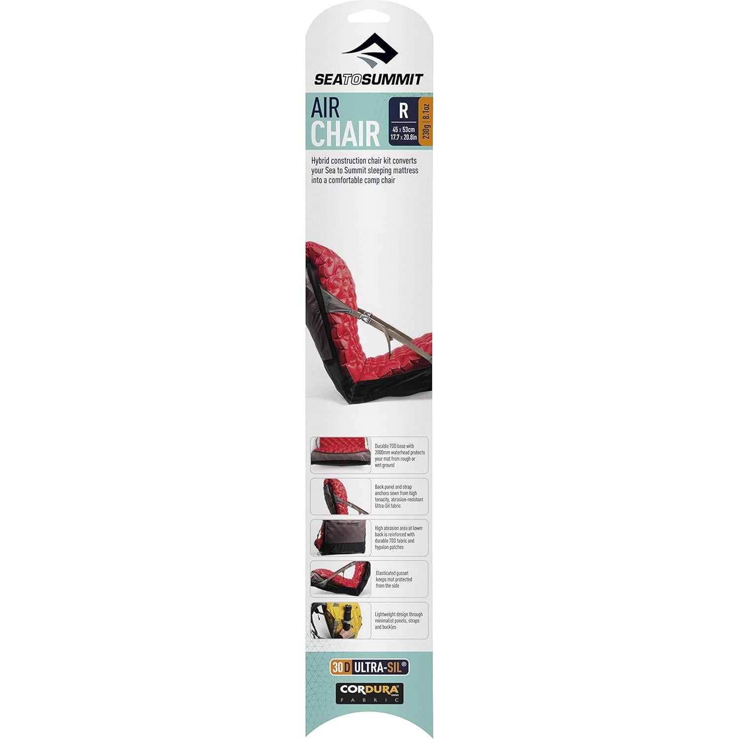 Kit Silla Air Sea to Summit Regular para Colchón de Dormir