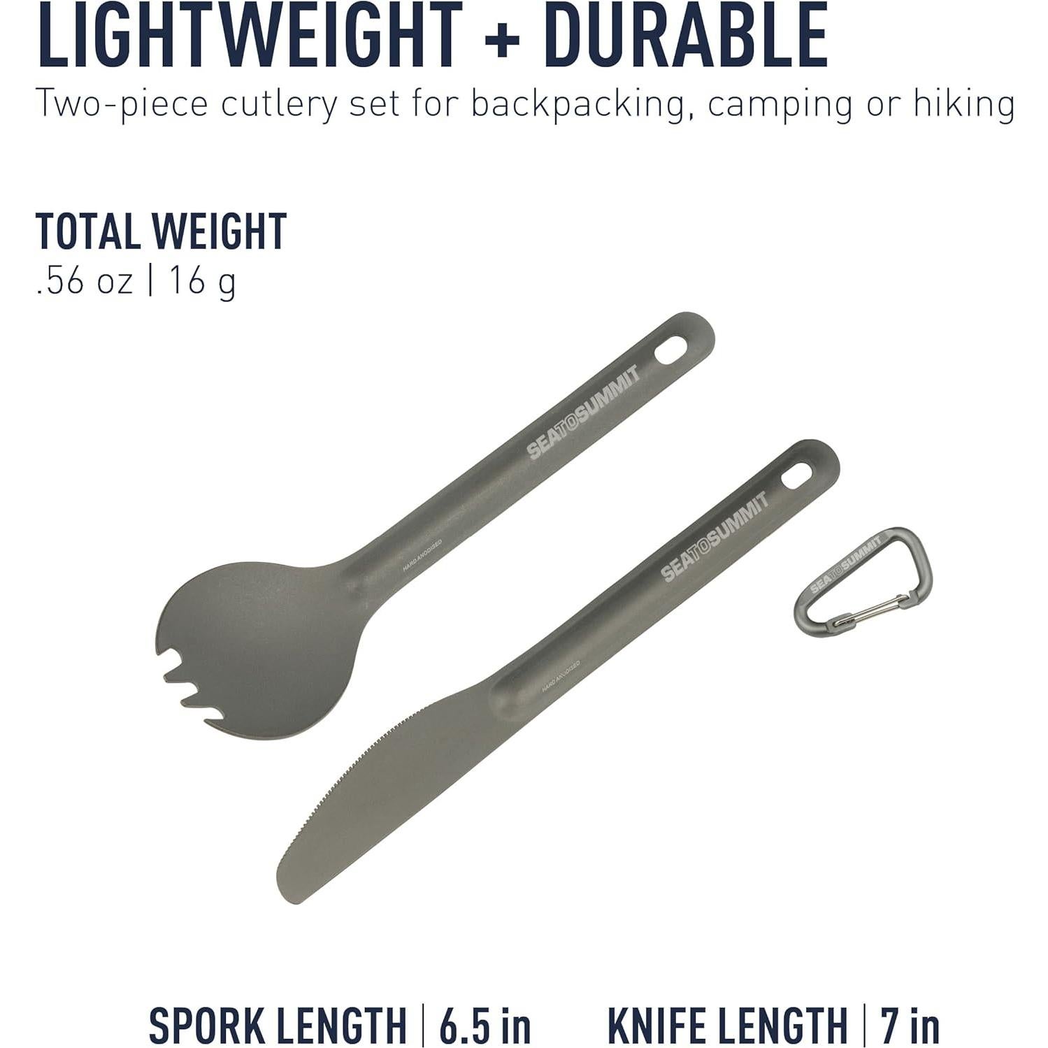 Juego de Cubiertos de Camping Sea to Summit Alpha Light