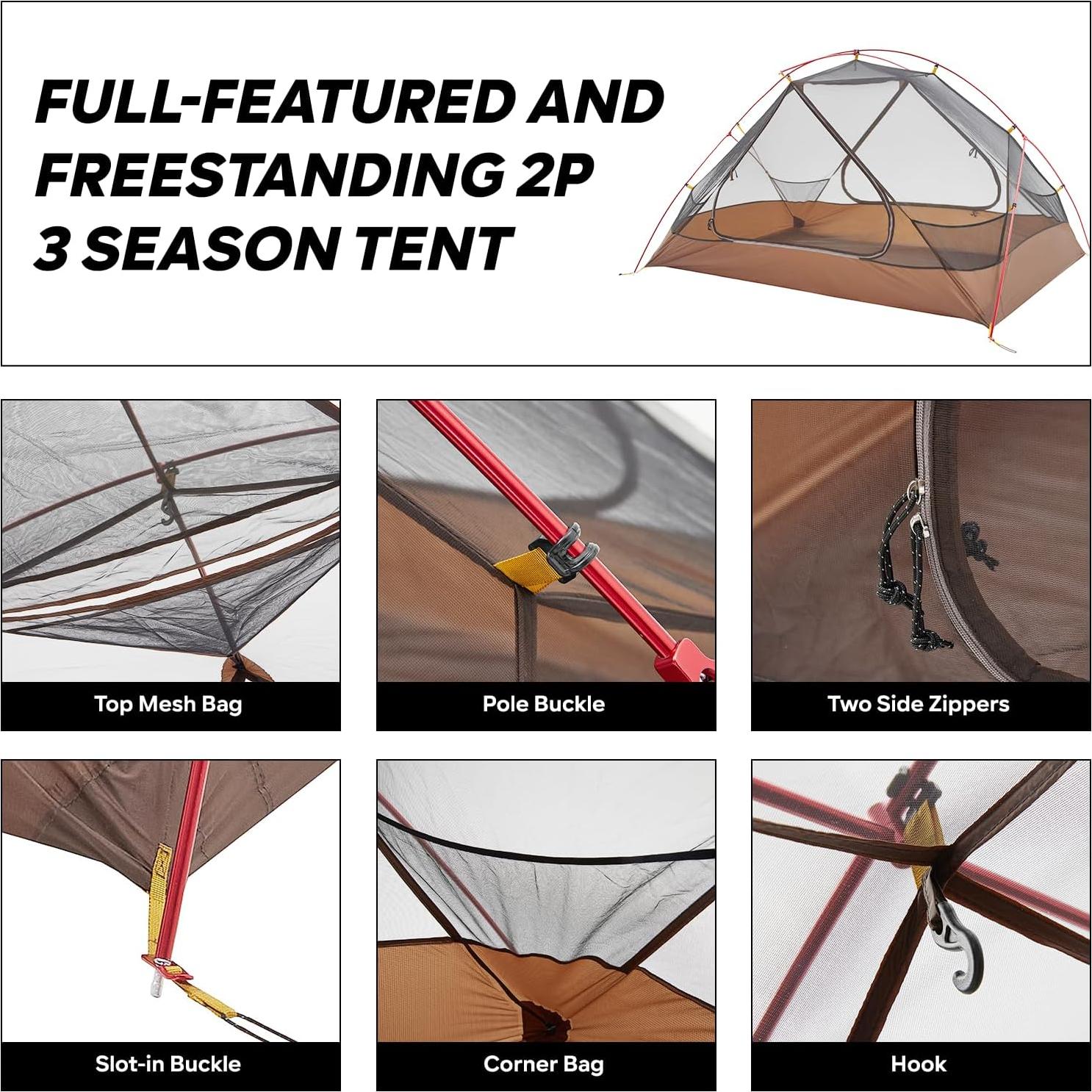 Tienda de Camping Fire-Maple Tropics 2P - Ligera e Impermeable