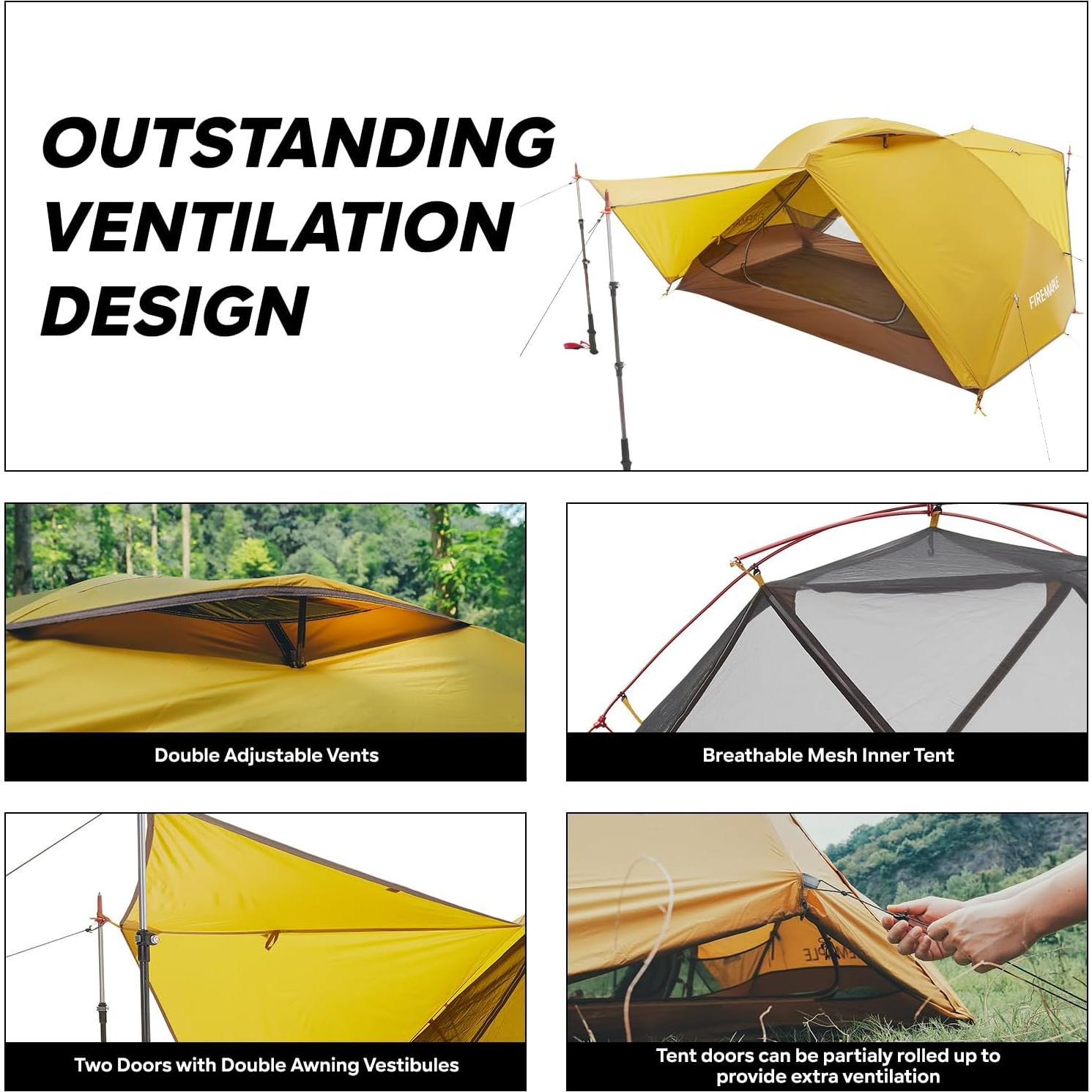 Tienda de Camping Fire-Maple Tropics 2P - Ligera e Impermeable