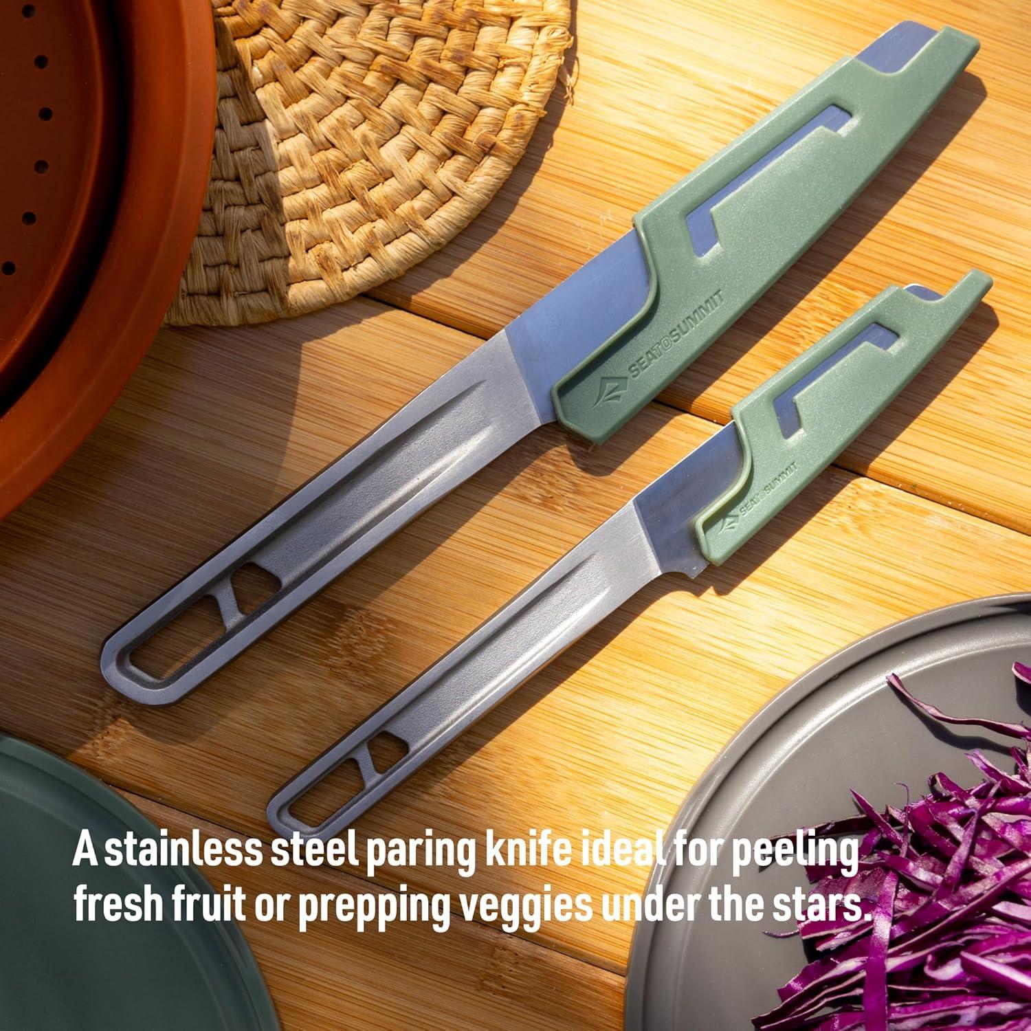 Detour Stainless Steel Paring Knife for Camp Cooking